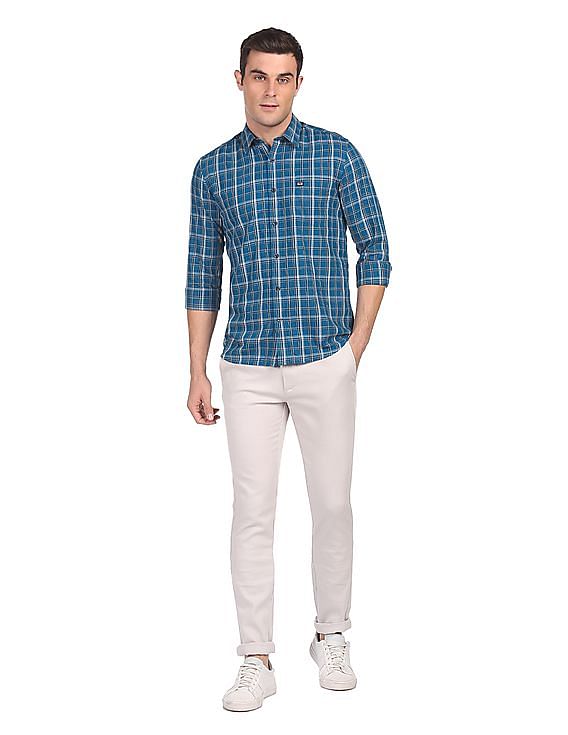 Arrow Sports Manhattan Slim Fit Check Casual Shirt