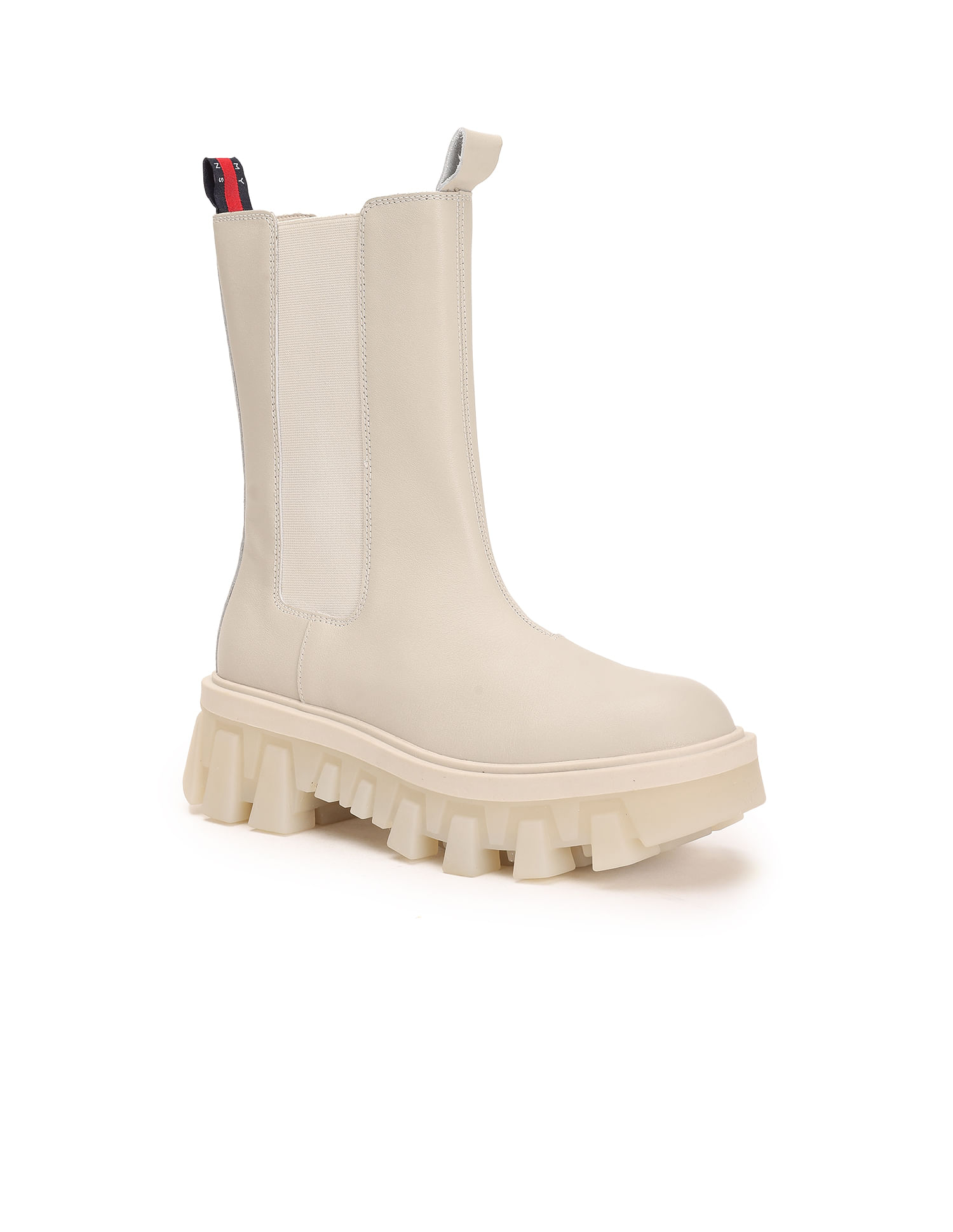 Buy Tommy Hilfiger Women Leather Chunky Boots - NNNOW.com
