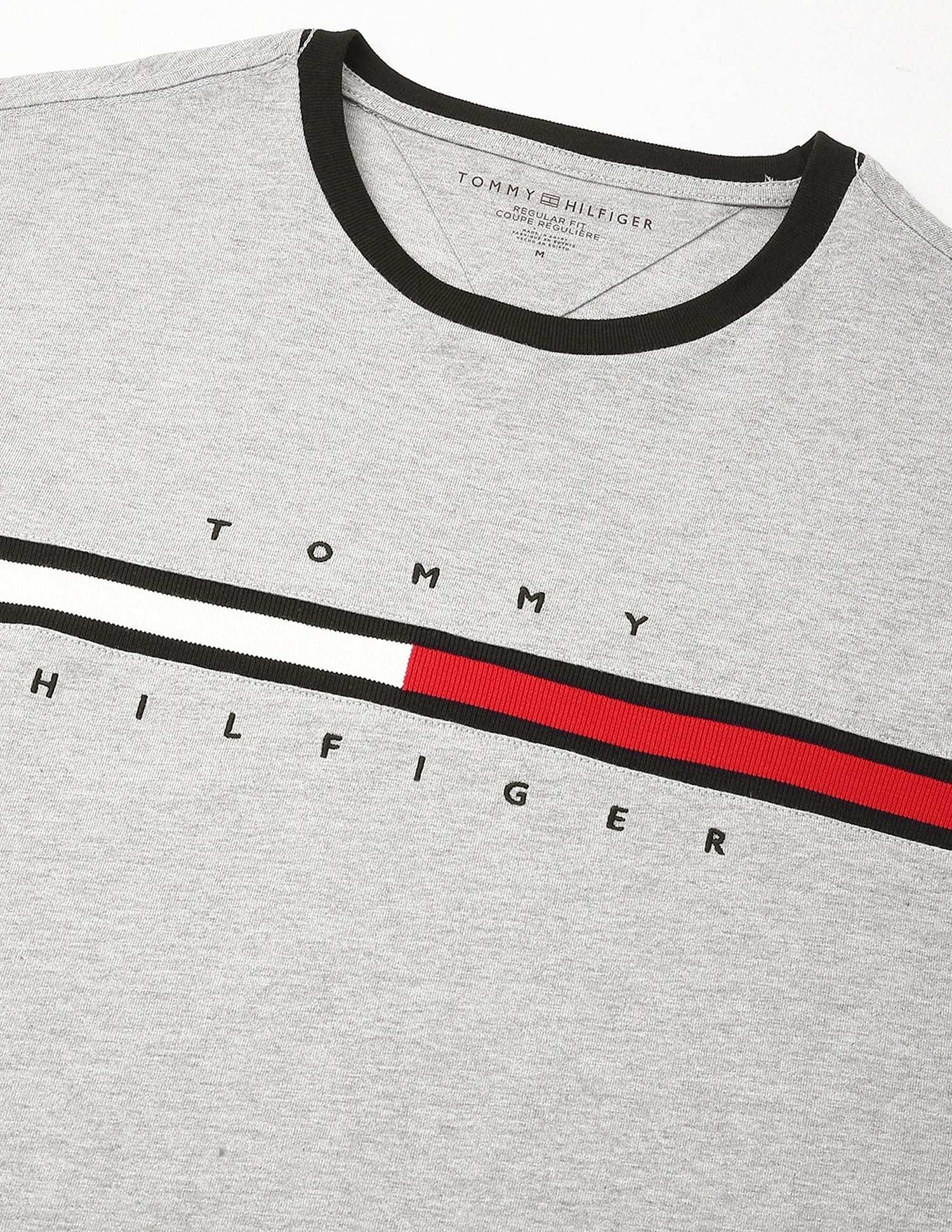 Tommy Hilfiger Embroidered Logo Regular-Fit Cotton T-Shirt