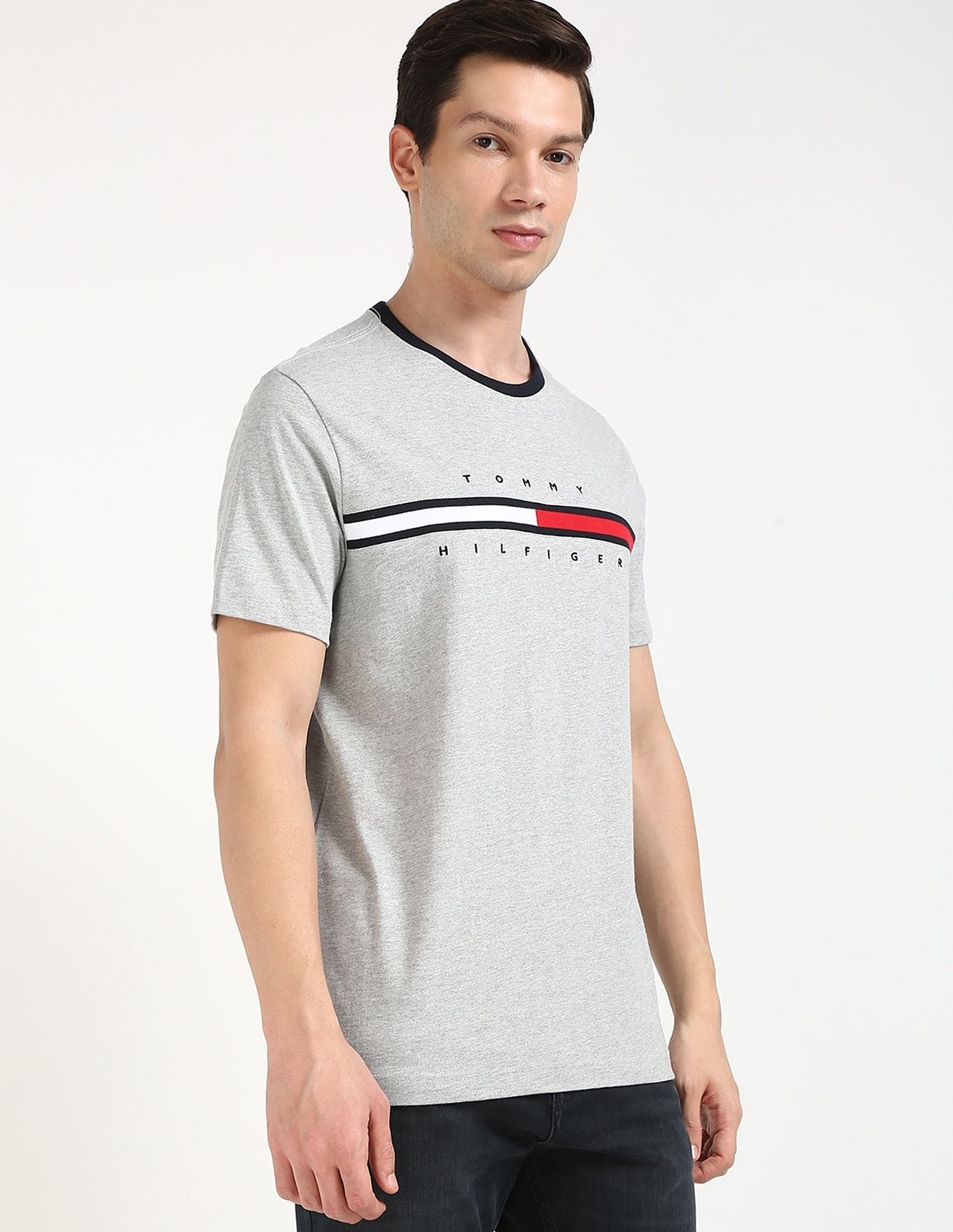 Tommy Hilfiger Embroidered Logo Regular-Fit Cotton T-Shirt