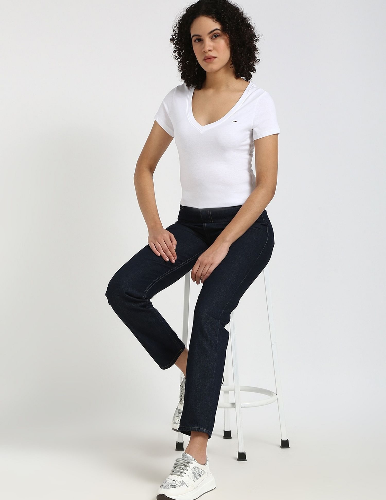 Tommy Hilfiger Solid Slim-Fit Cotton T-Shirt