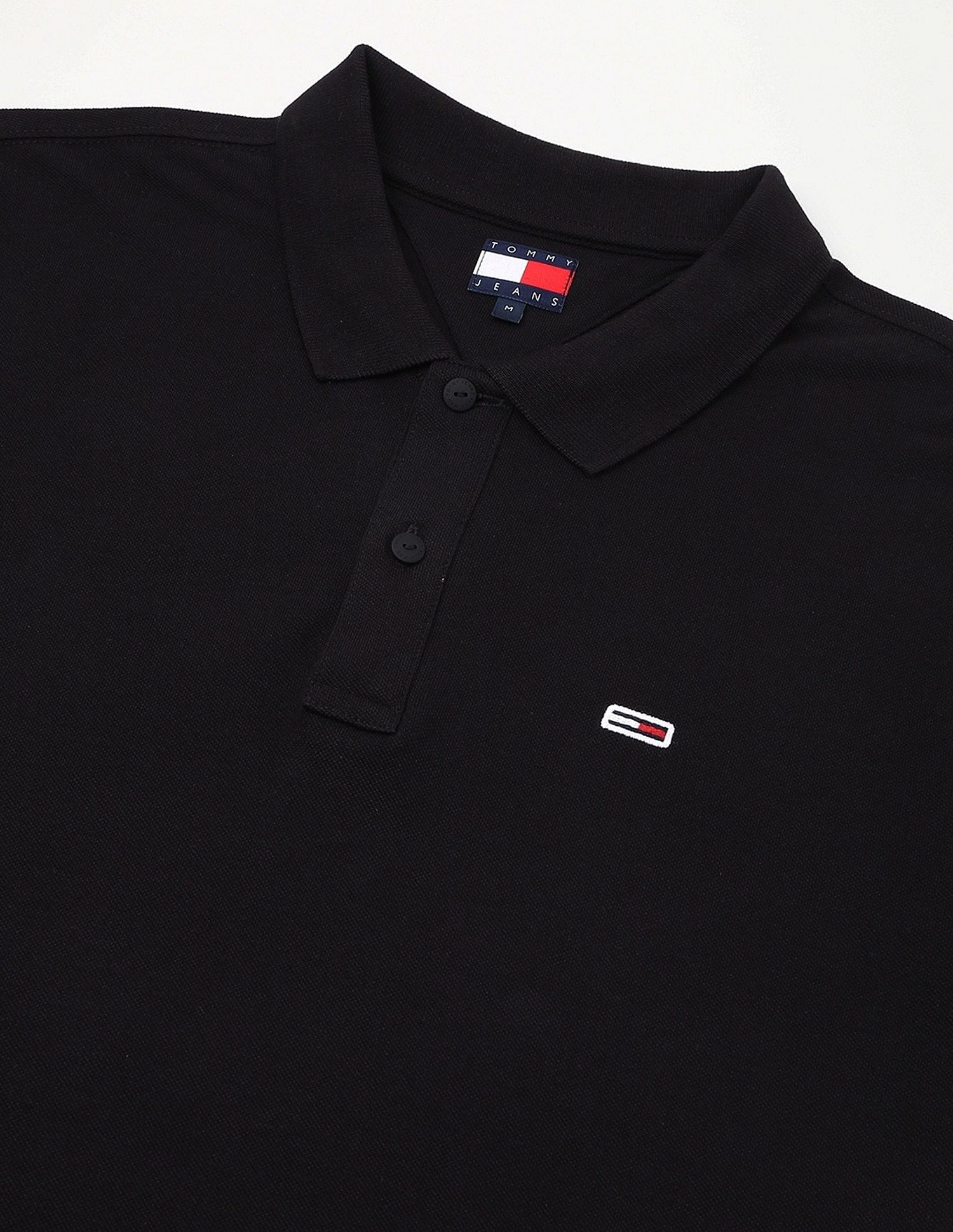 Tommy Hilfiger Solid Slim-Fit Cotton Polo Shirt