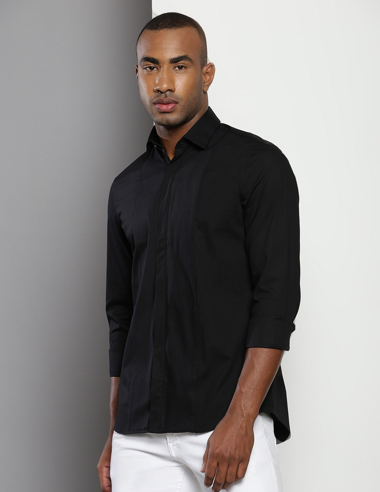 Calvin Klein Long Sleeve Solid Casual Shirt