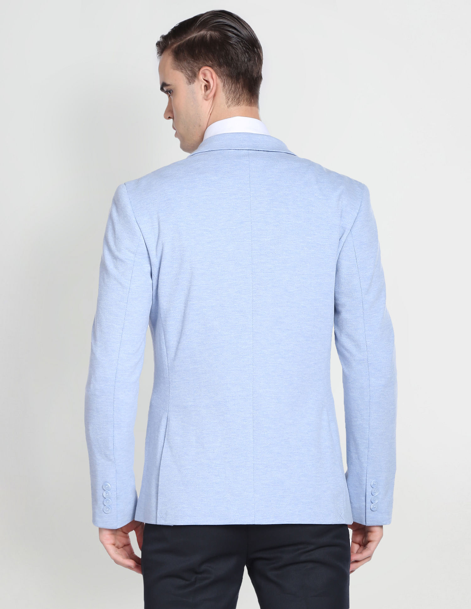 Arrow Zero Calorie Slim Fit Heathered Knit Blazer
