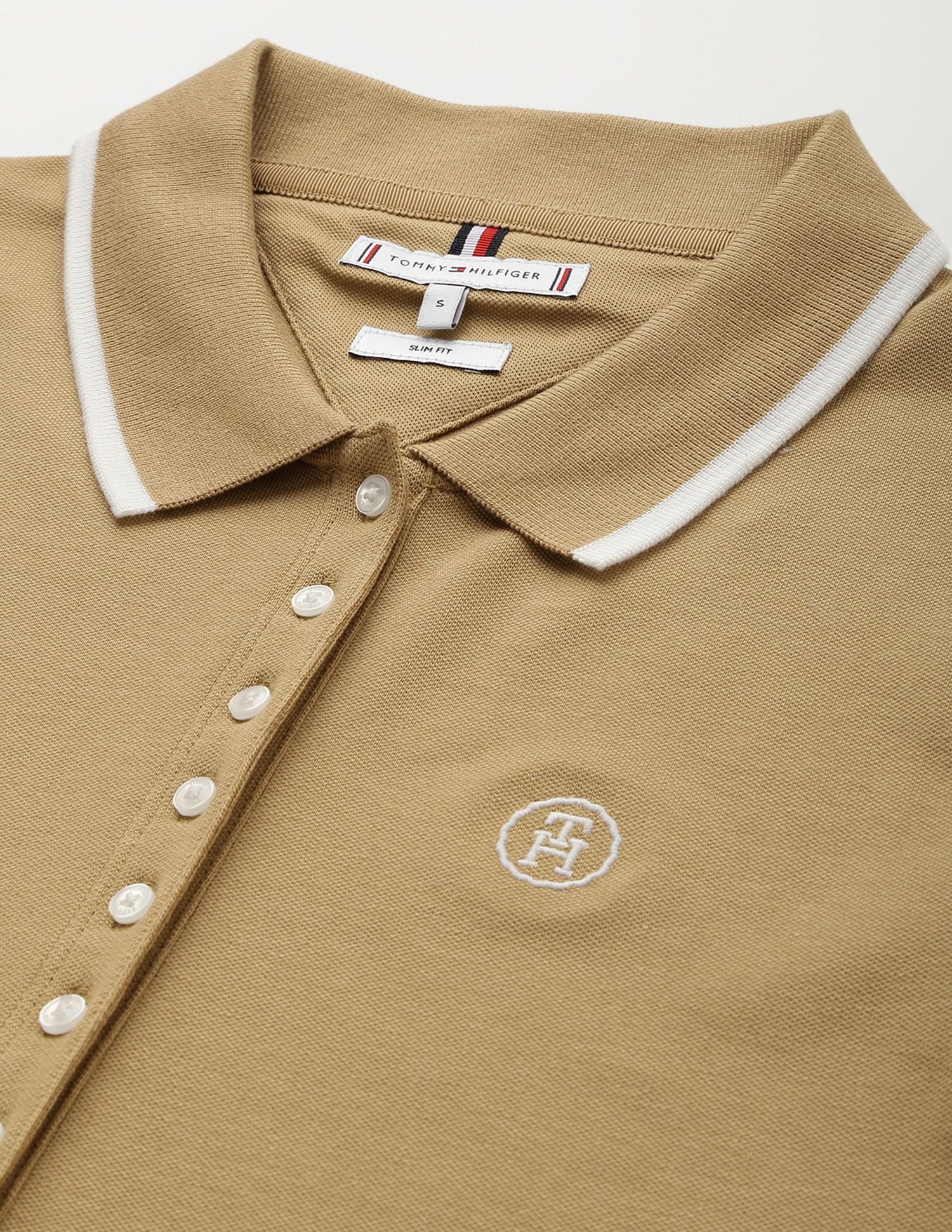 Tommy Hilfiger Slim Tipping Lyocell Polo Shirt