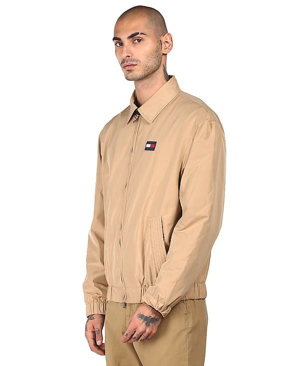 Khaki Tommy Hilfiger Bomberjack Reversible Jacket Tommy Hilfiger