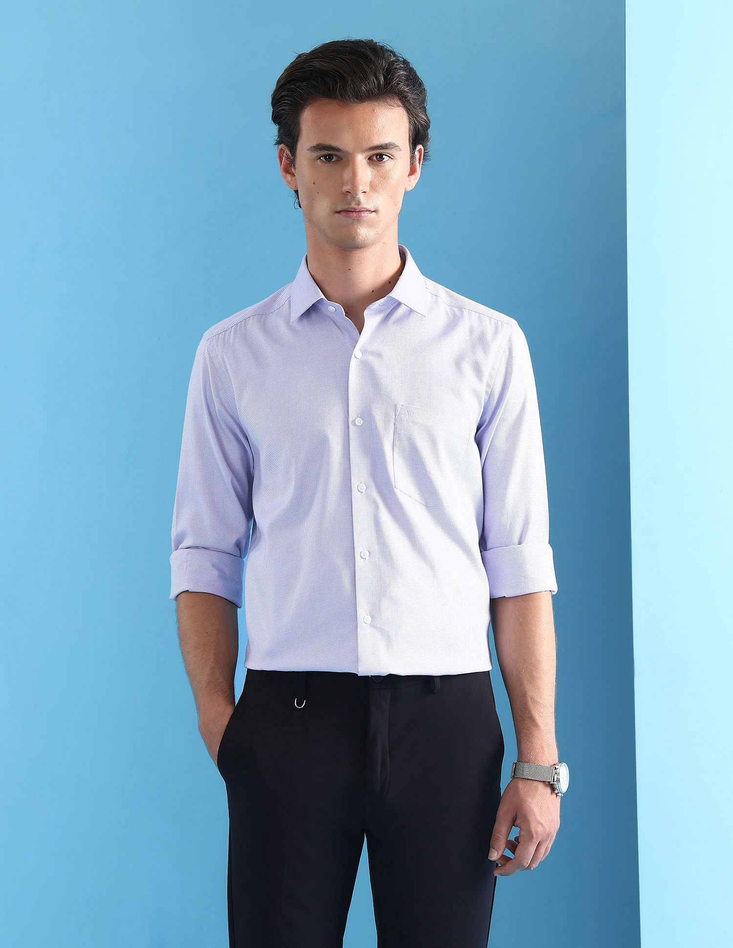 Arrow Manhattan Slim Fit Velocity Shirt