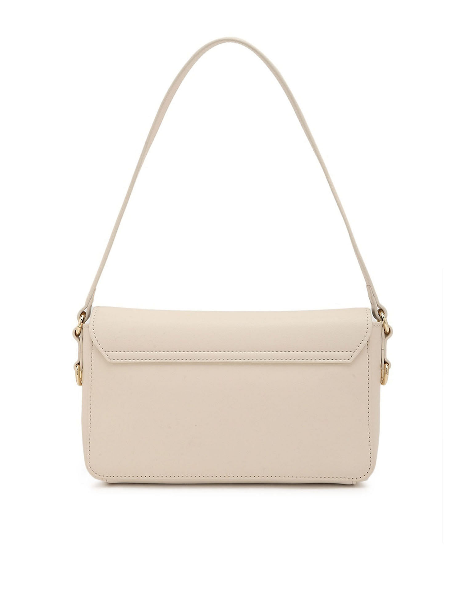 Tommy Hilfiger Solid Beige PU Bag