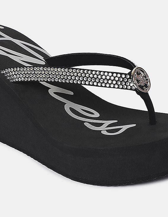 Guess flip flops womens hot sale