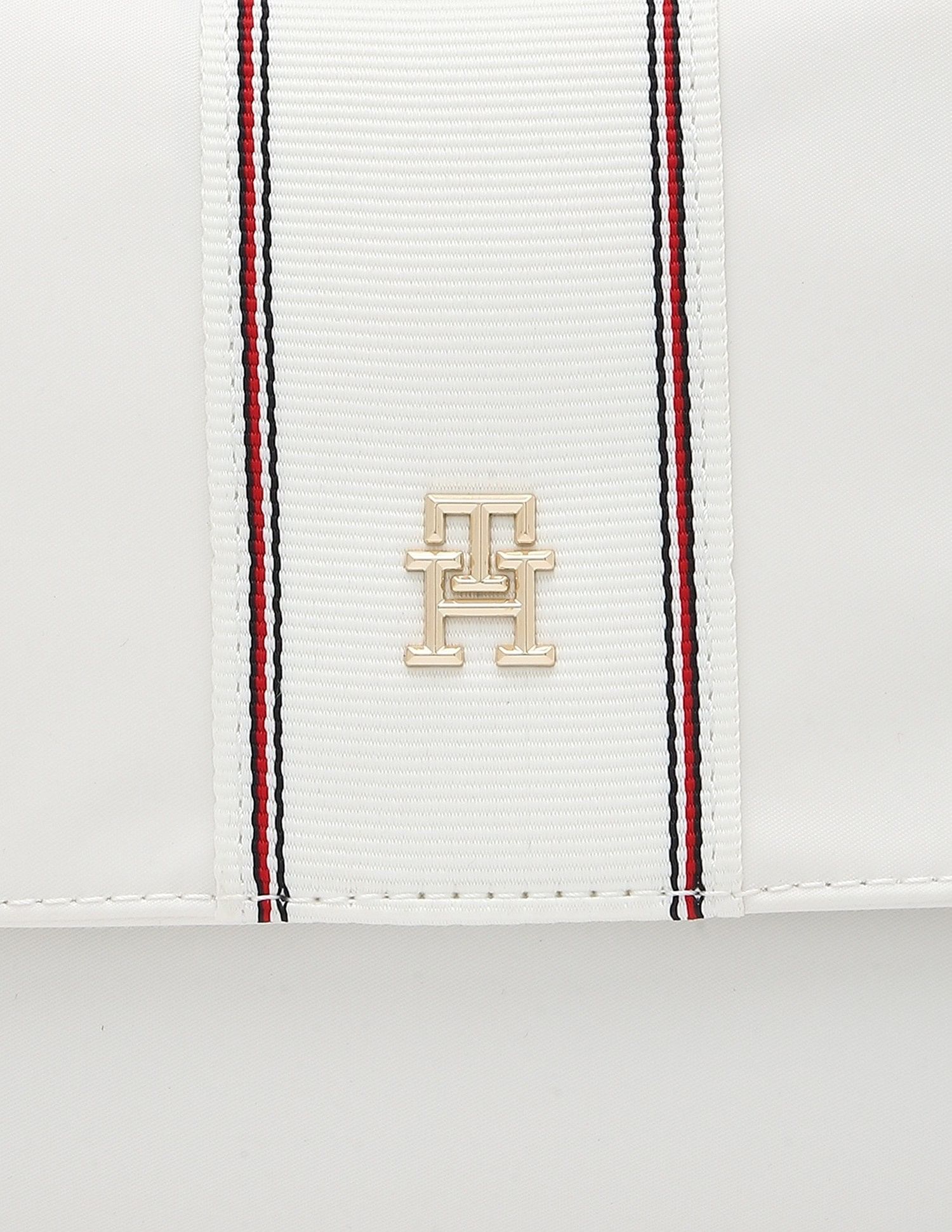 Tommy Hilfiger Solid White Nylon Sling Bag