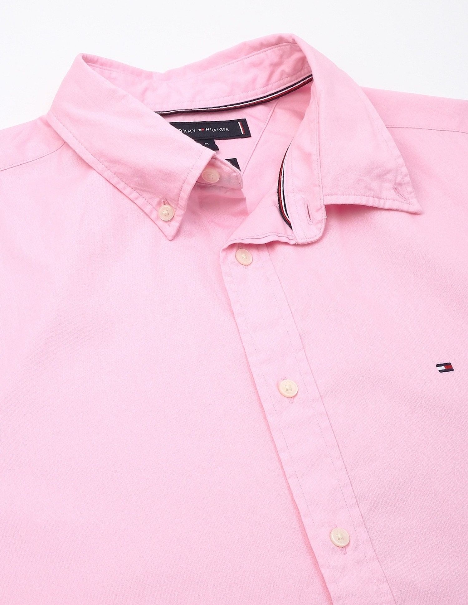 Tommy Hilfiger Solid Regular-Fit Poplin Woven Shirt