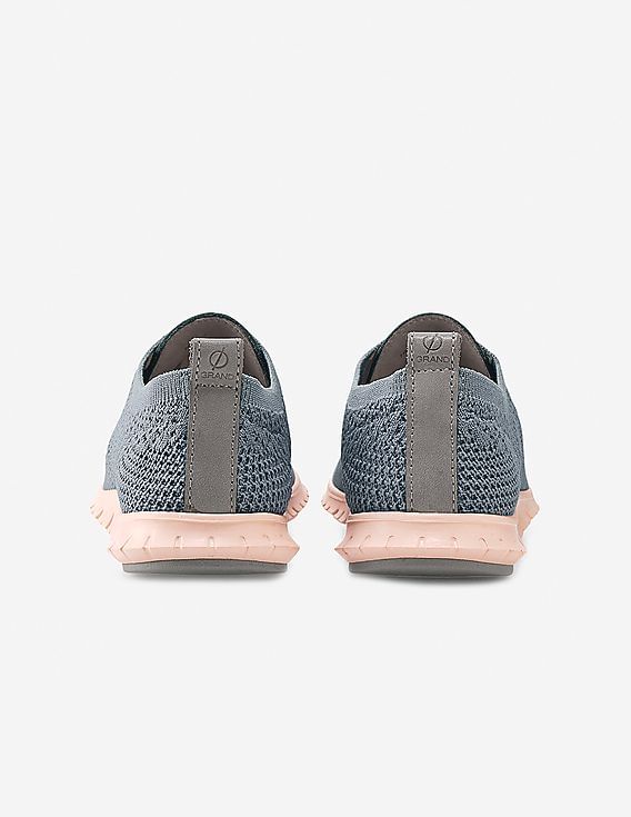 Buy Cole Haan Grey ZERØGRAND Stitchlite™ Wingtip Oxford Knit