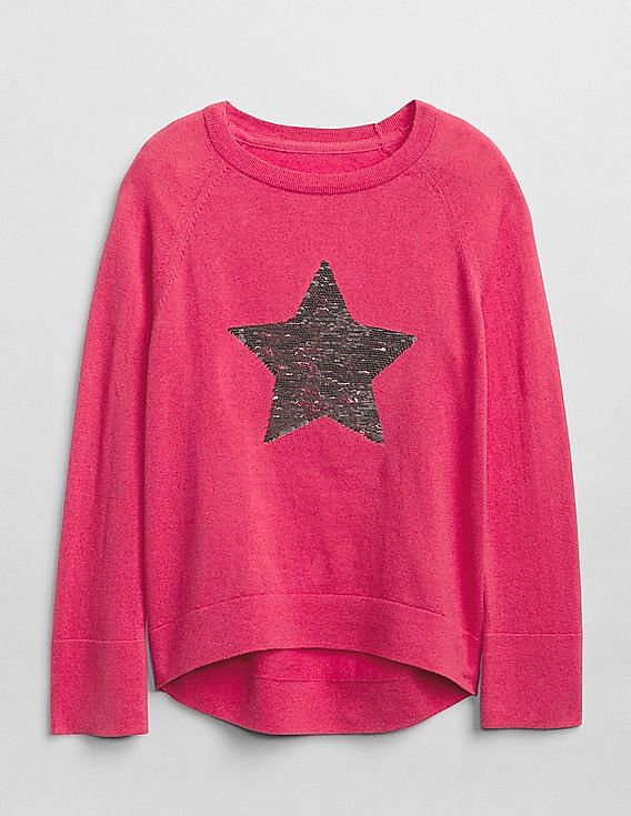pink glitter sweater
