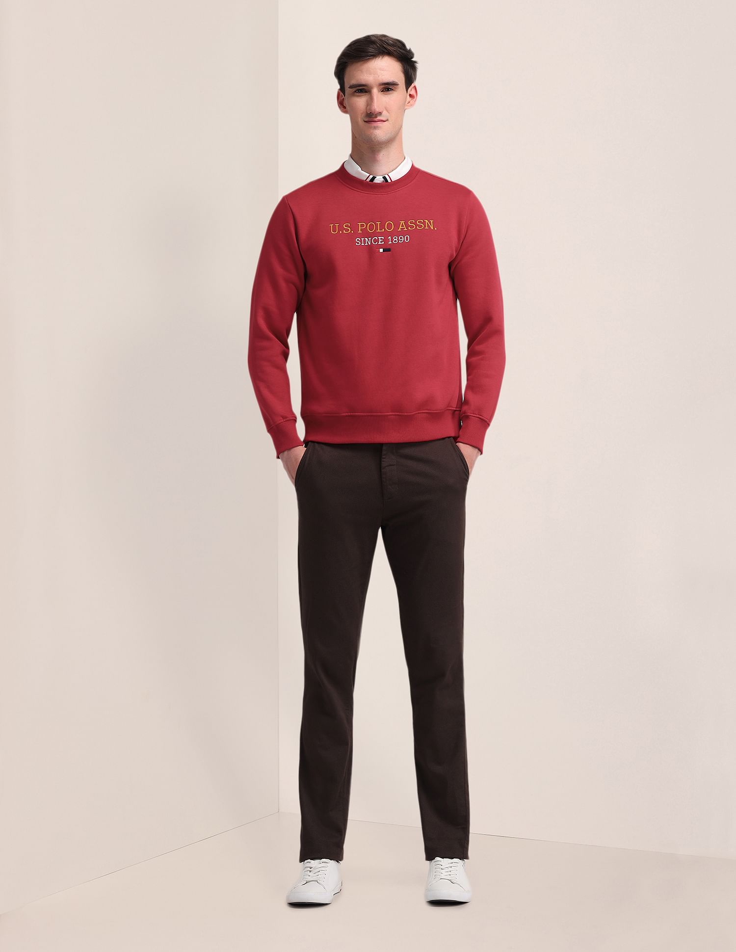 U.S. Polo Assn. Denim Co. Regular Fit Embroidered Sweatshirt