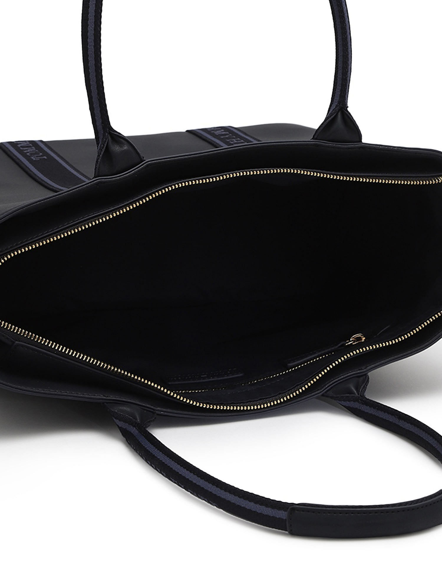 Tommy Hilfiger Solid Blue PU Bag