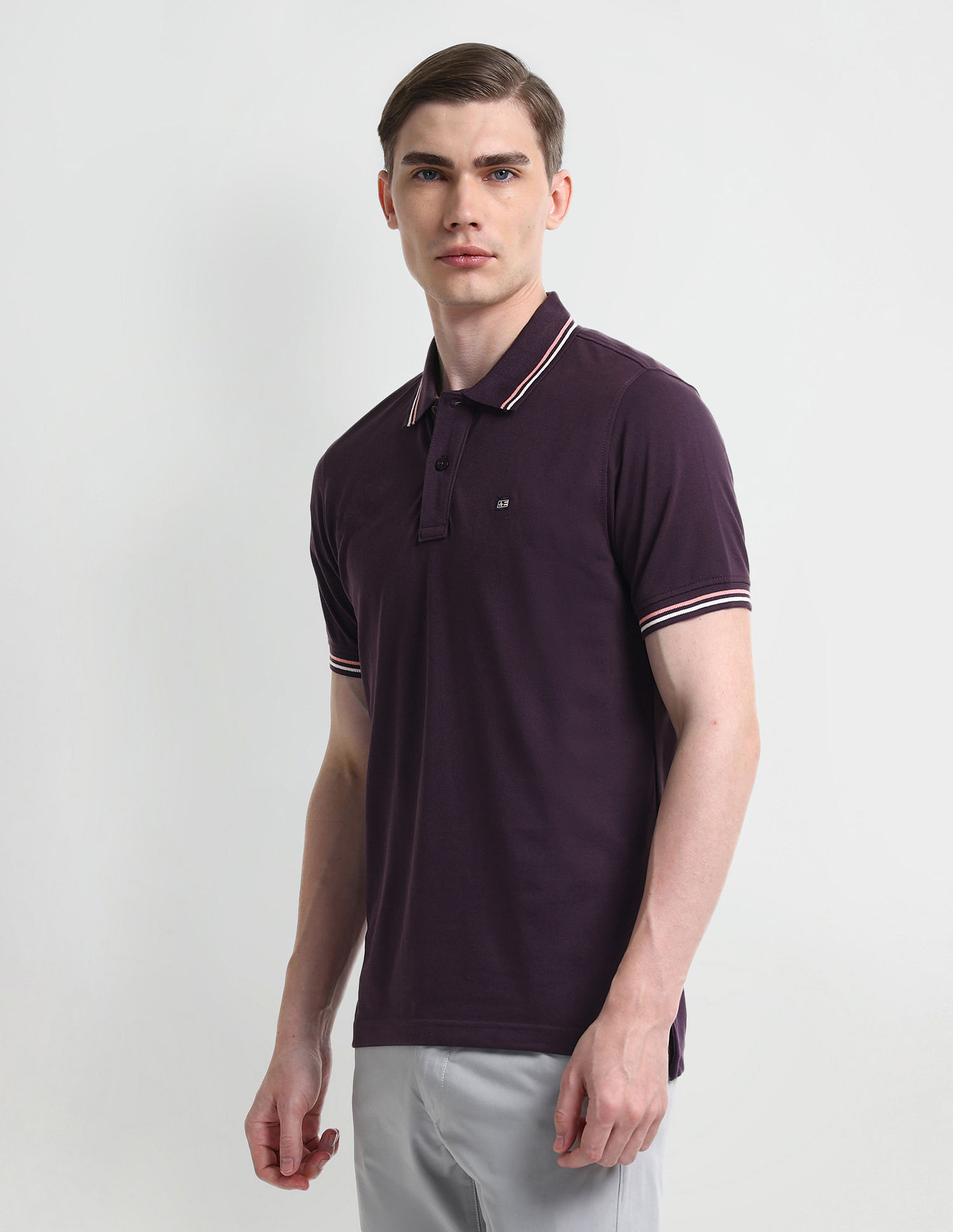 Arrow Sport Solid Regular Polo Shirt