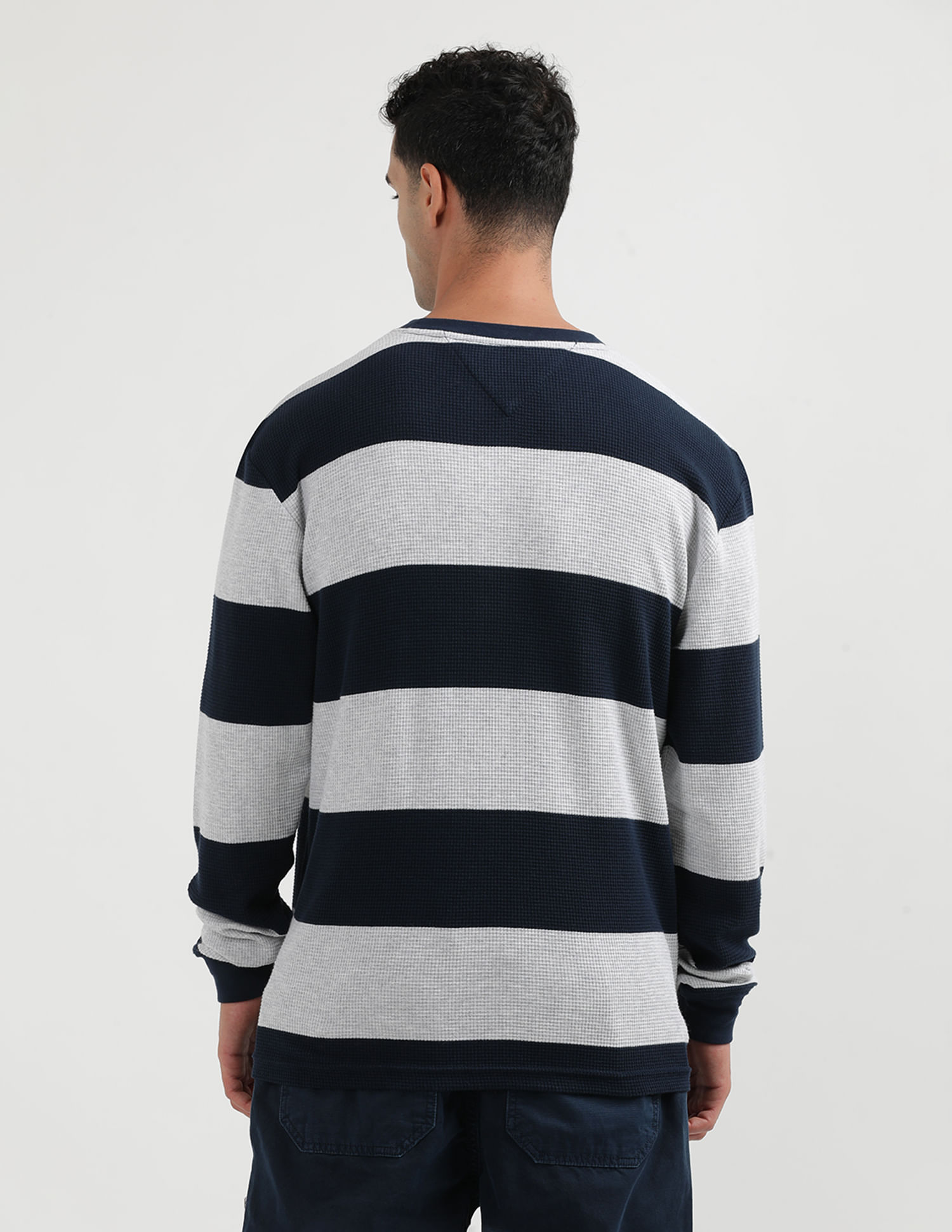 Tommy Hilfiger Waffle Stripes Long Sleeve T-Shirt