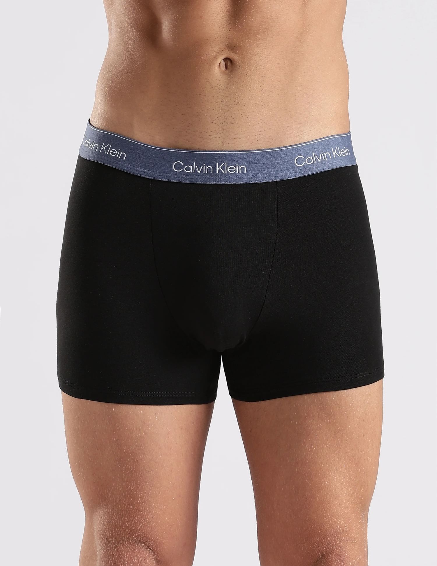 Buy Calvin Klein Underwear Multi Solid Low Rise Trunks Pack Of-3 