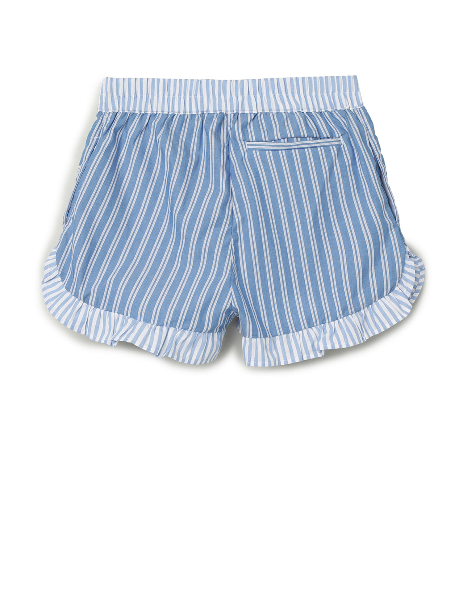 Tommy Hilfiger Kids Girls Striped Regular Fit Shorts