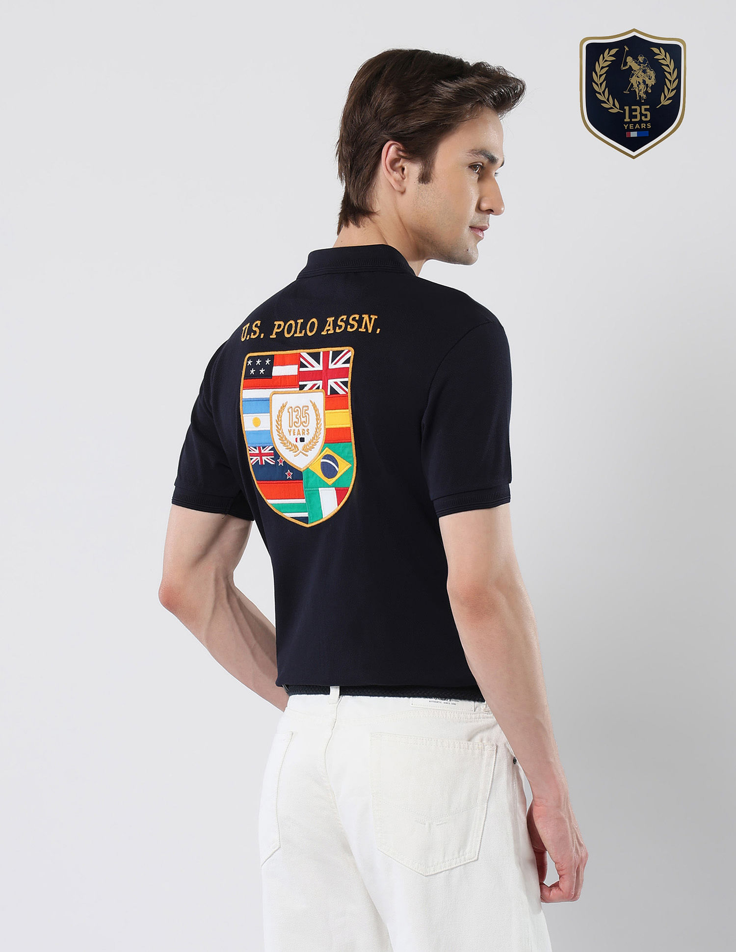U.S. Polo Assn. Pure Cotton 135 Anniversary Polo Shirt
