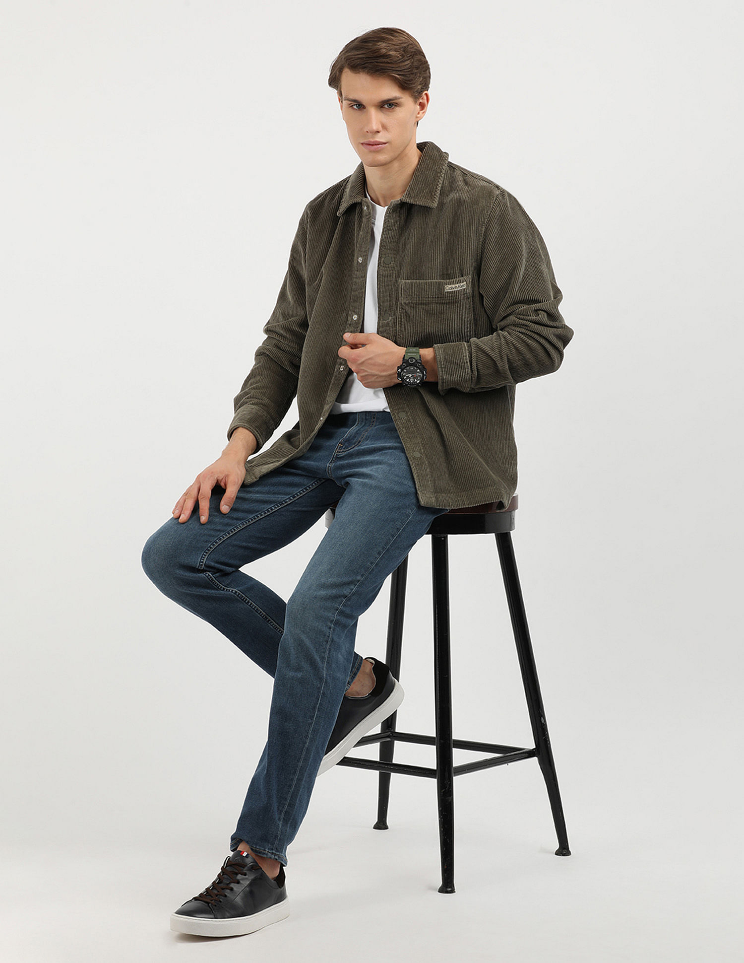 Calvin Klein Jeans Corduroy Relaxed Fit Shirt