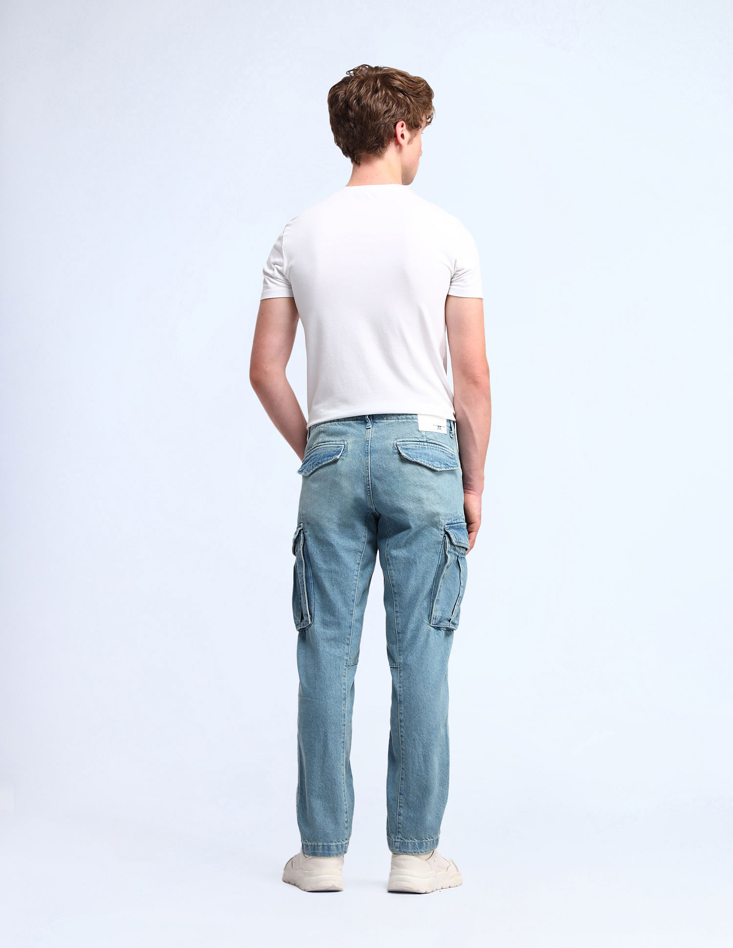 Flying Machine Cobain Loose Fit Blue Jeans