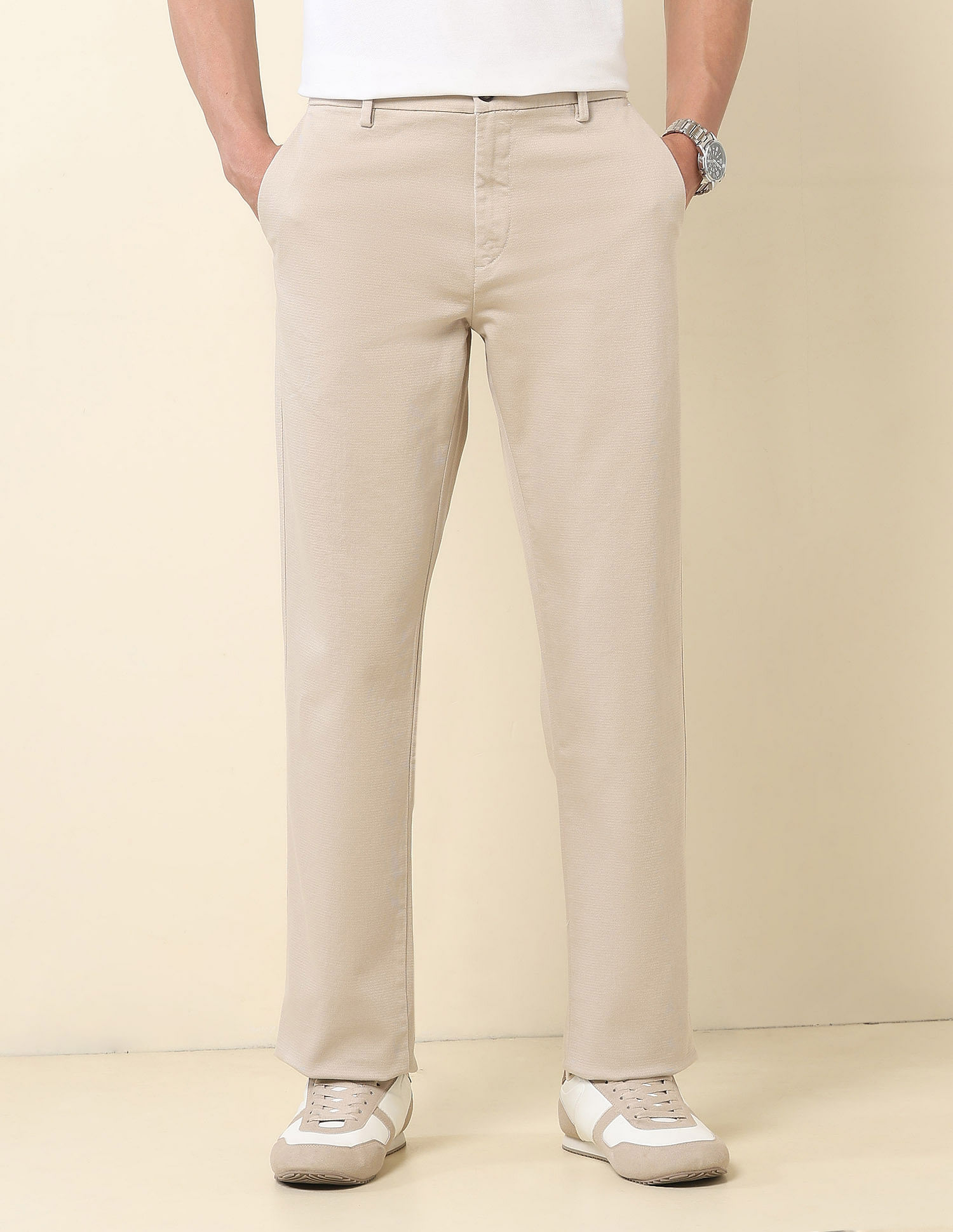 U.S. Polo Assn. Riley Straight Fit Dobby Trousers