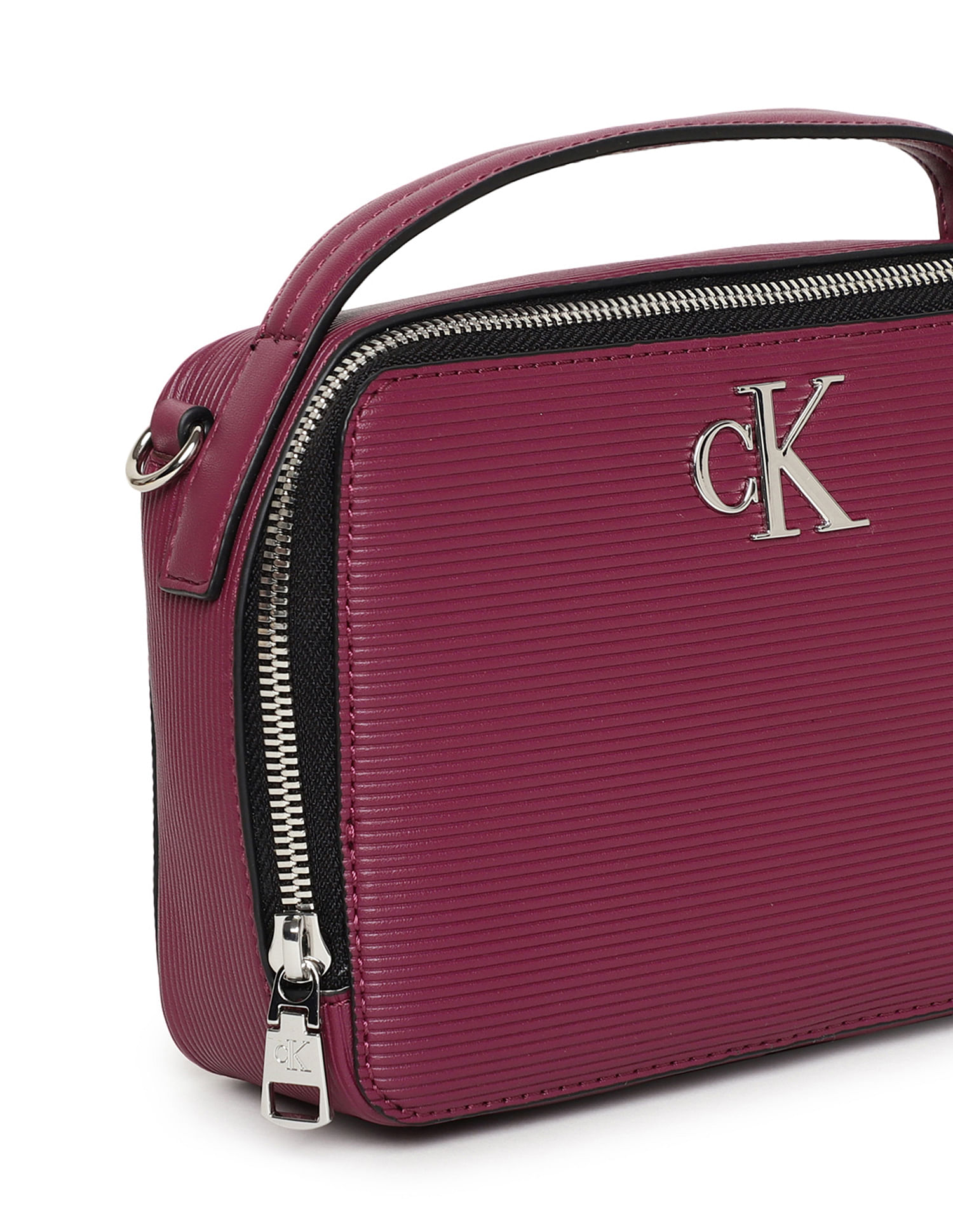CALVIN KLEIN JEANS - Women's bag with handle and shoulder strap -  K60K611222VAC - purple