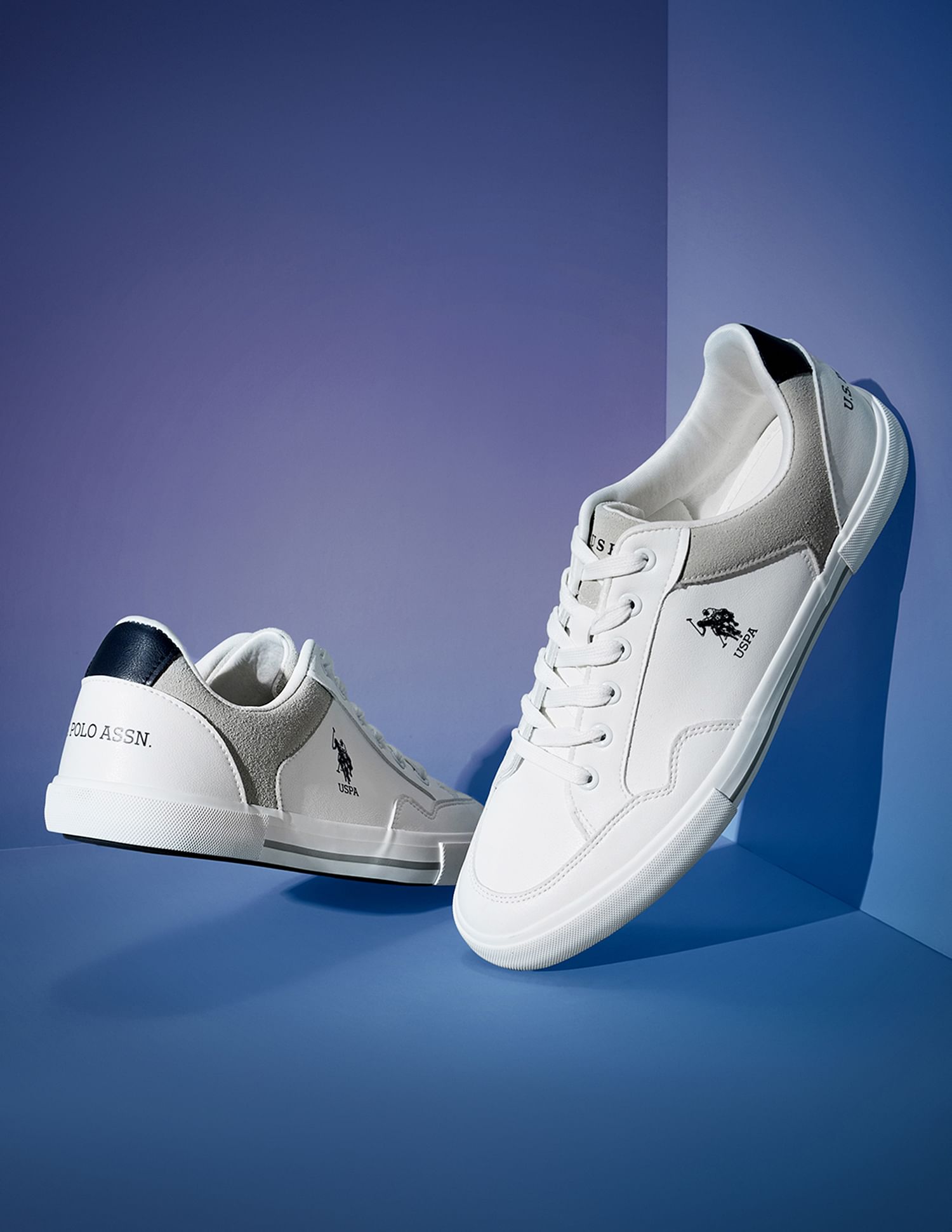 Buy U.S. Polo Assn. Men PU Hampton Sneakers NNNOW