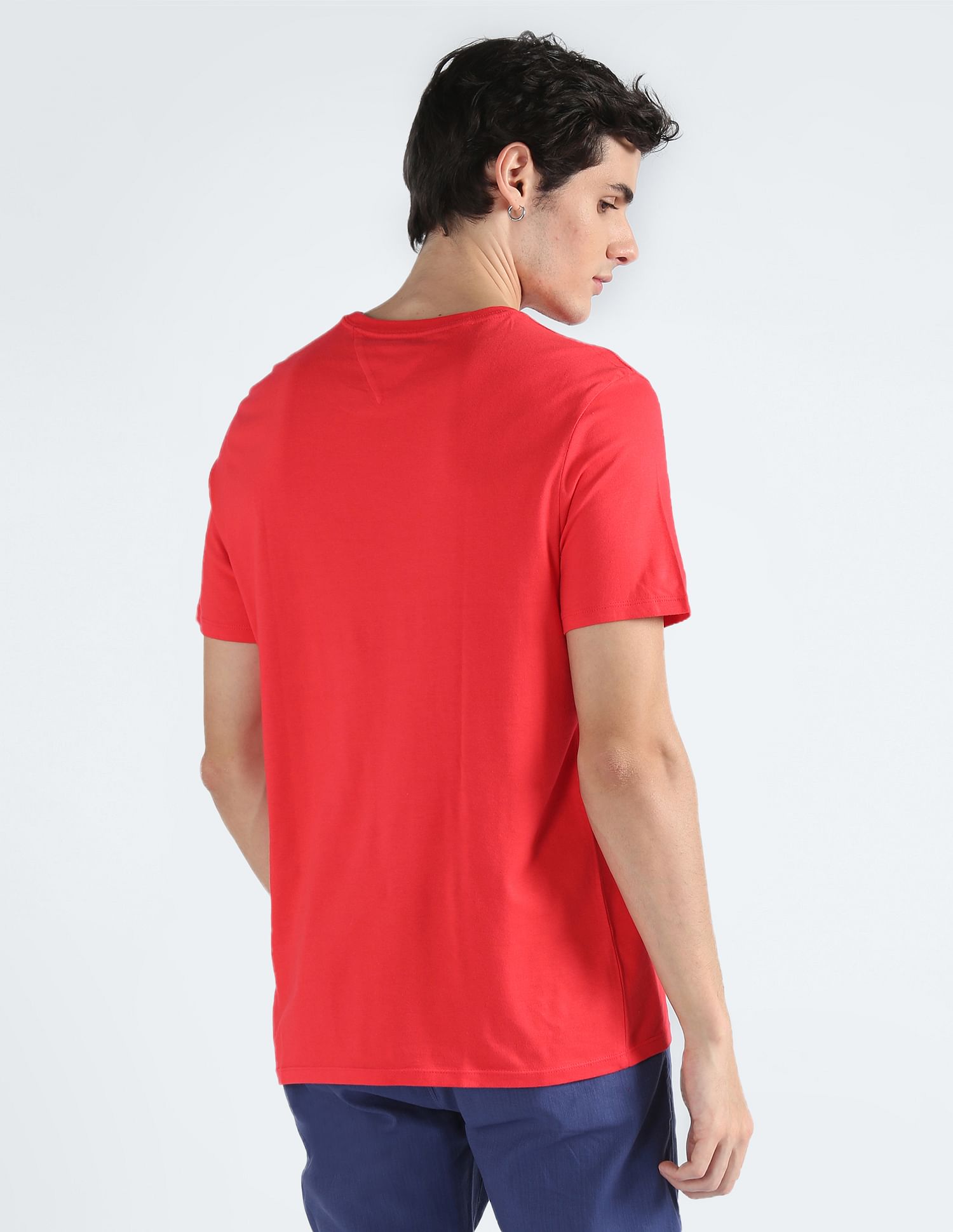 Tommy Hilfiger Brand Print Pure Cotton T-Shirt