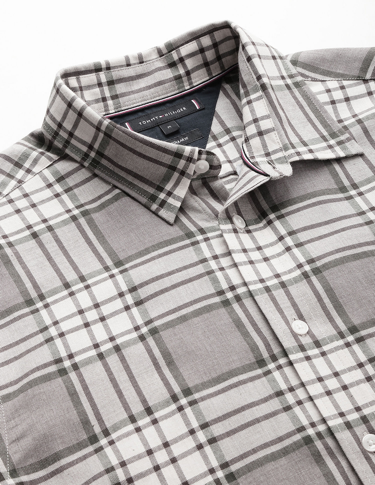 Tommy Hilfiger Plaid Check Twill Casual Shirt
