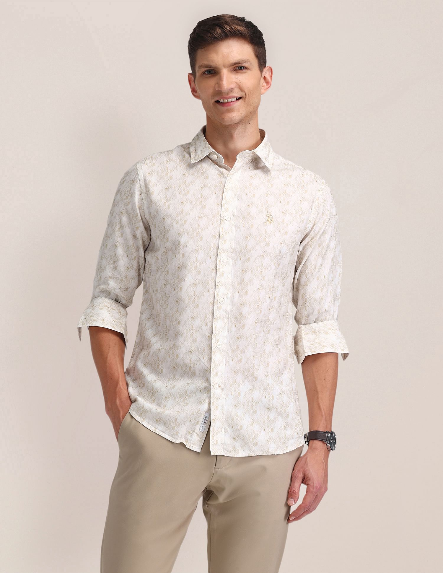 U.S. Polo Assn. All Over Digital Print Shirt