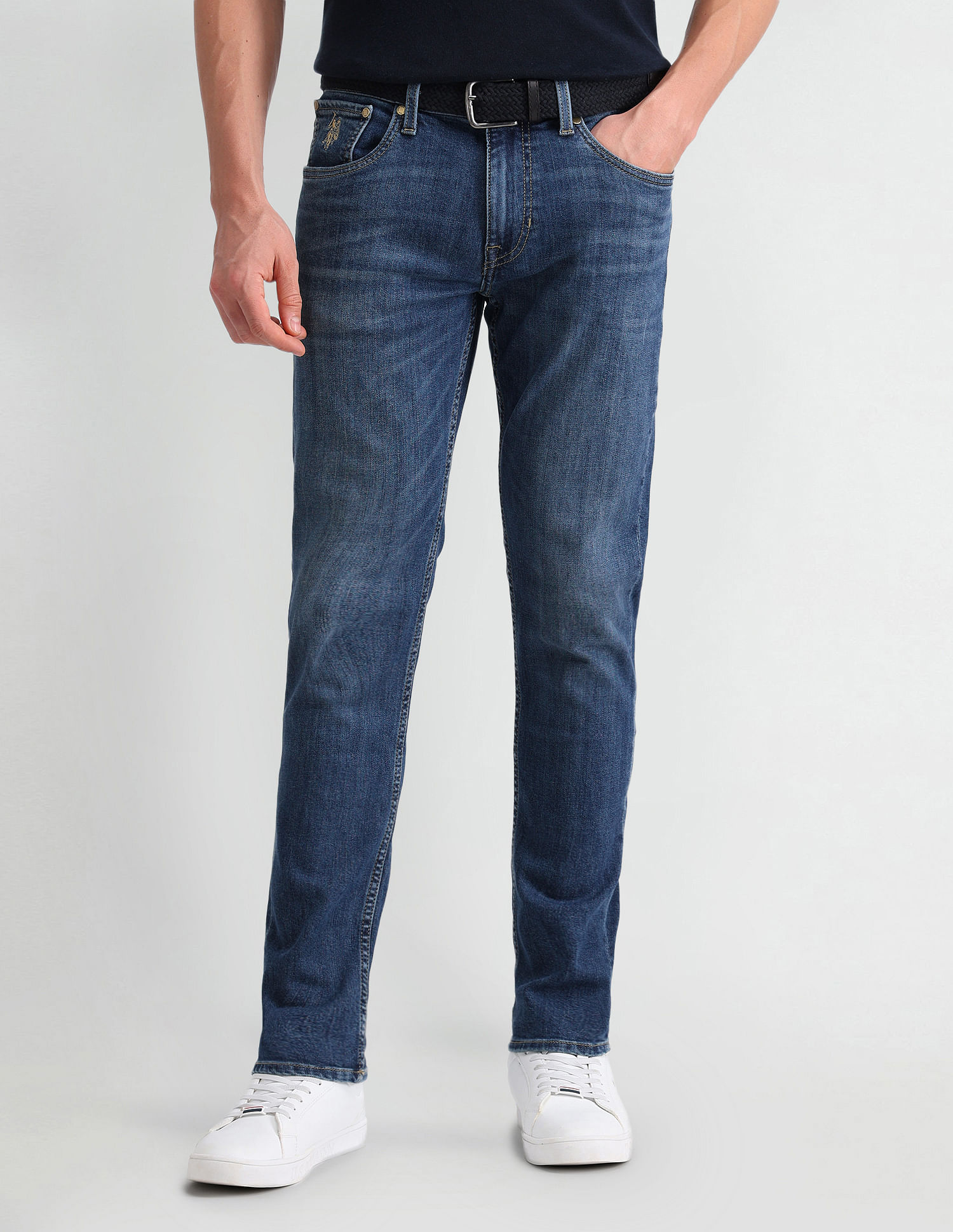 U.S. Polo Assn. Denim Co. Brandon Slim Tapered Blue Jeans