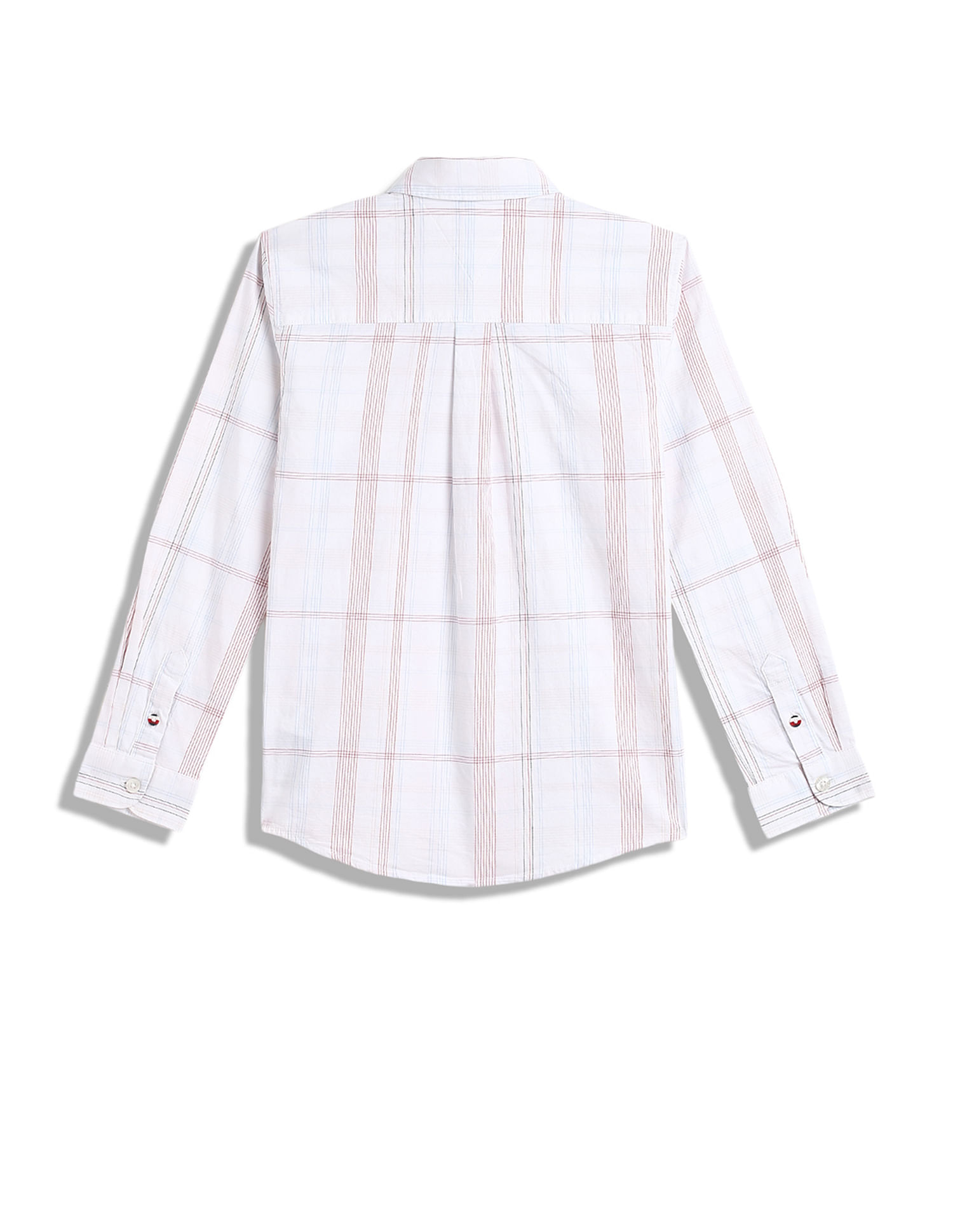 Tommy Hilfiger Kids Boys Plaid Check Regular Shirt