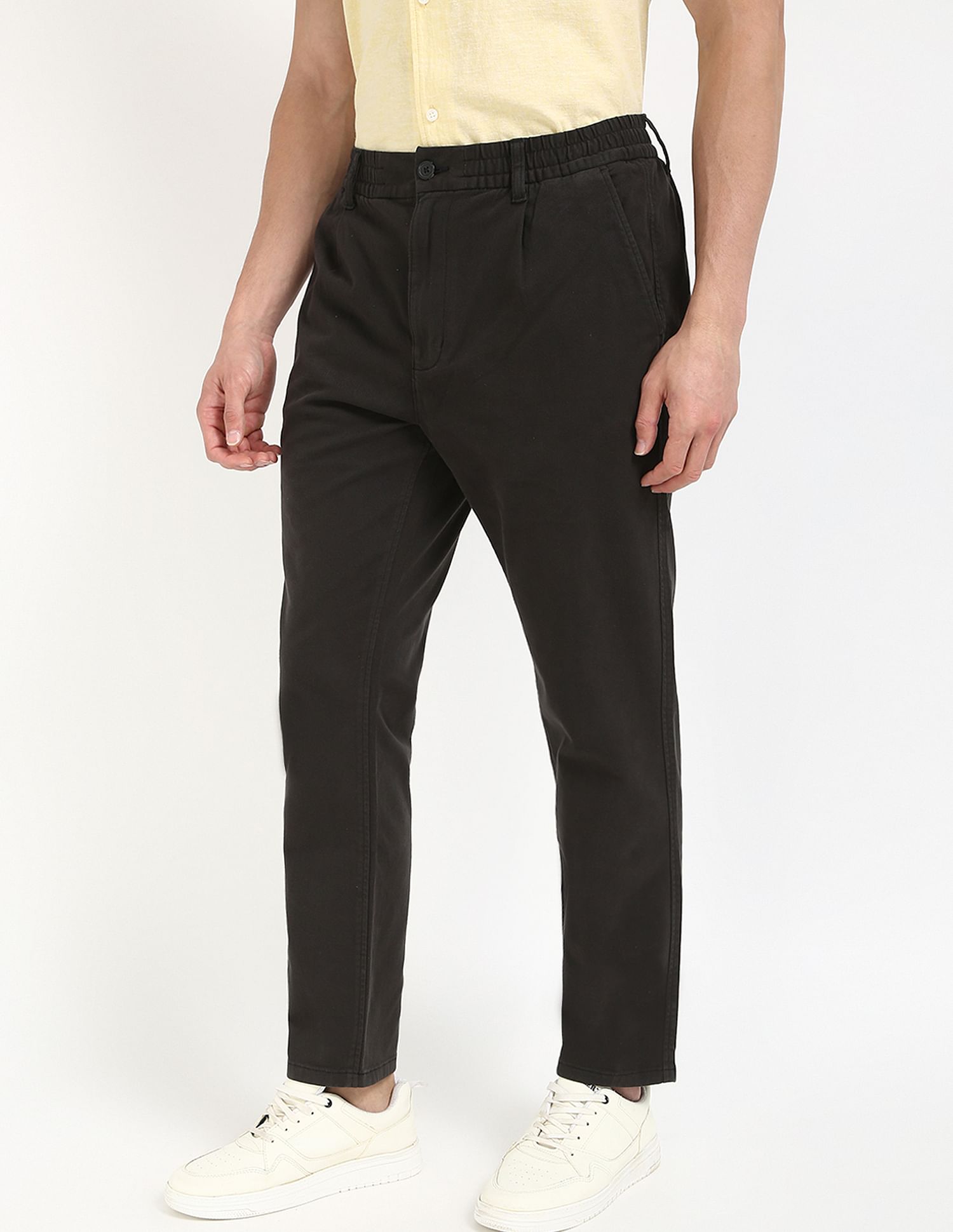 Tommy Hilfiger Kids Sleek Black Solid Trousers