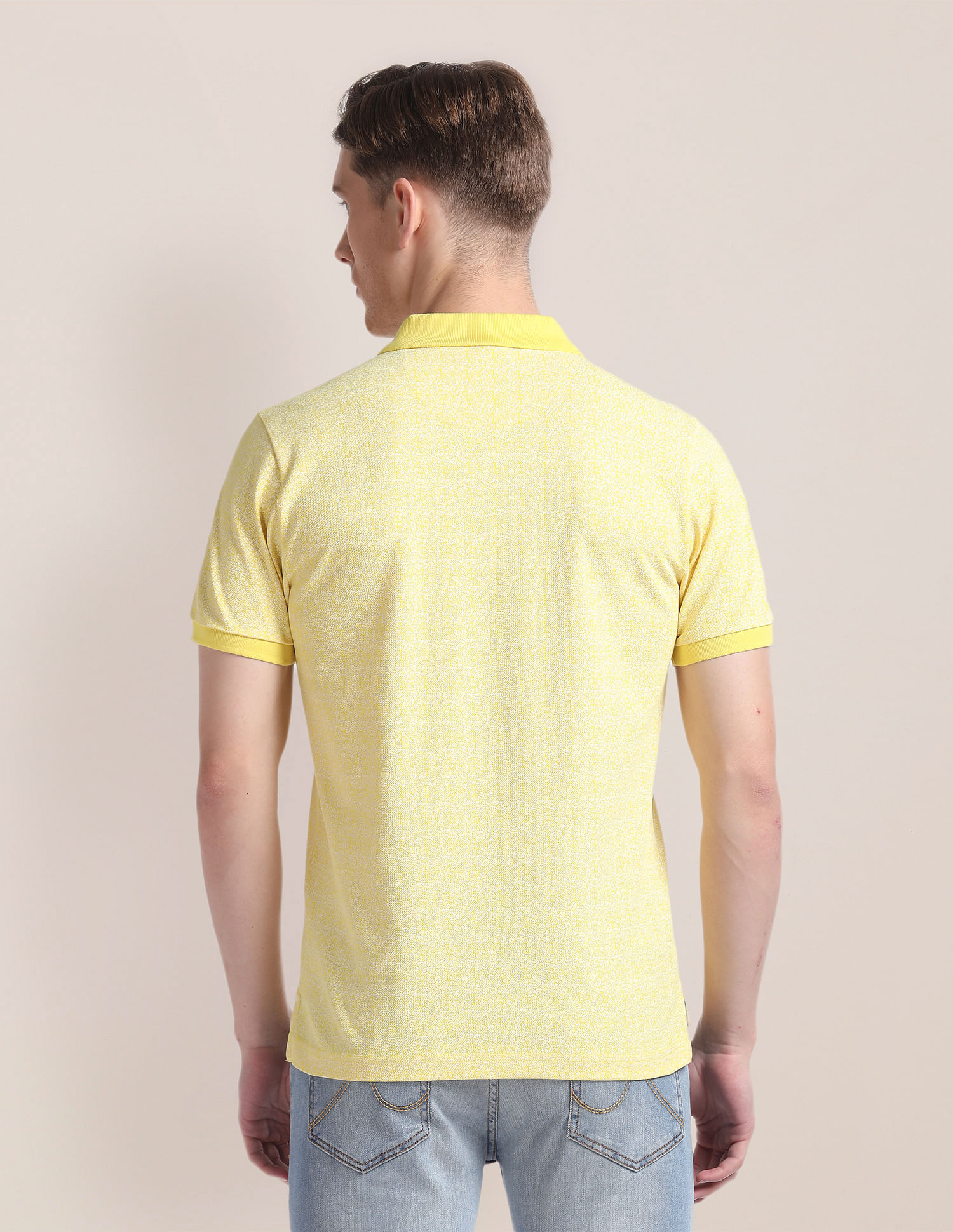 U.S. Polo Assn. Tropical Print Slim Polo Shirt