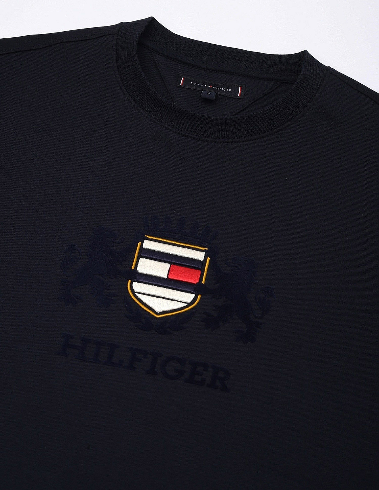 Tommy Hilfiger Embroidered Logo Regular-Fit Cotton Sweatshirt