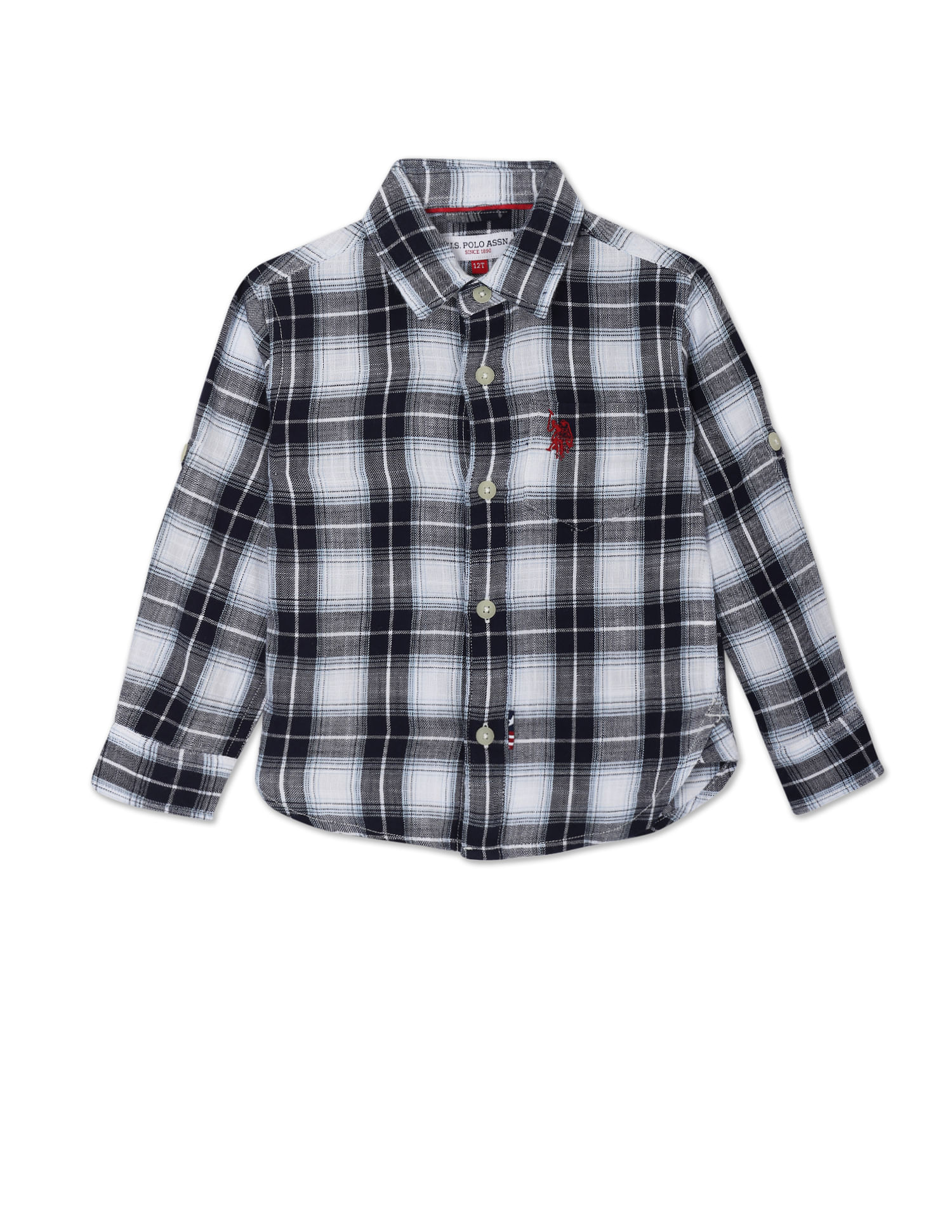 Buy U.S. Polo Assn. Kids Boys Outdoor Check Cotton Shirt Buy U.S. Polo Assn. Kids Boys Outdoor Check Cotton Shirt