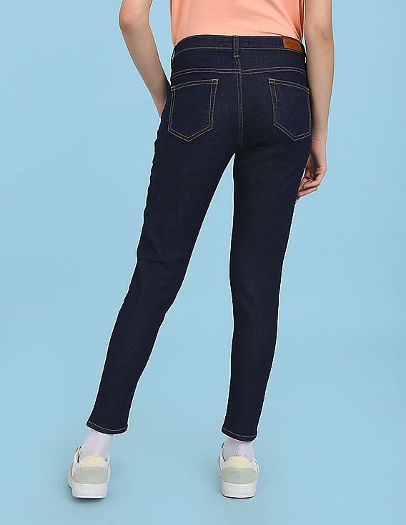 Flying Machine Women Veronica Skinny Fit Rinsed Jeans