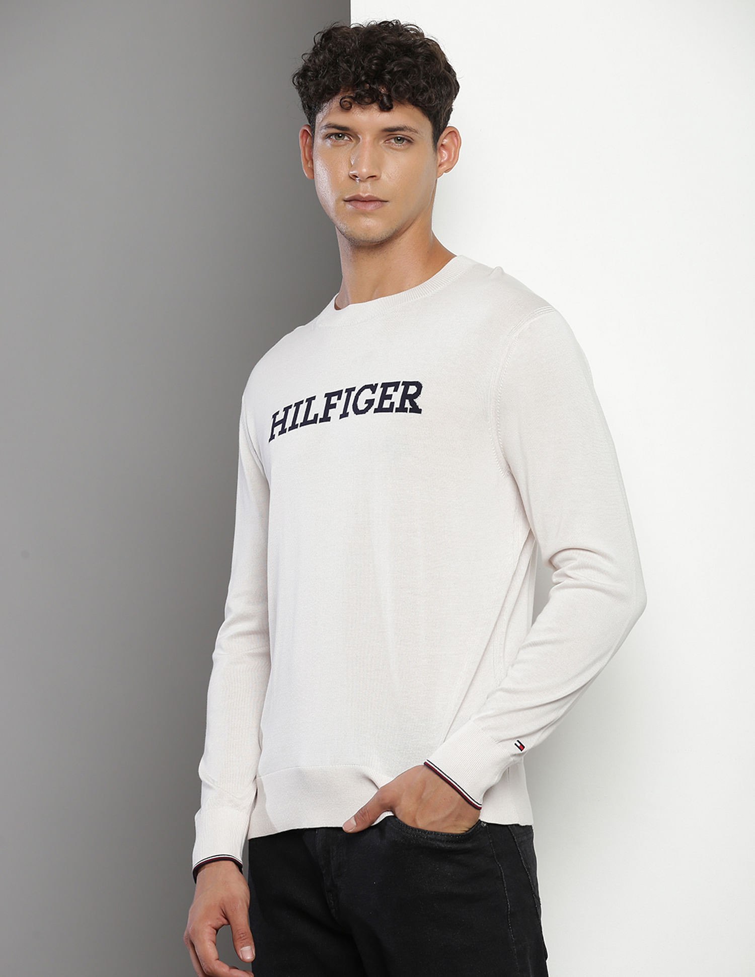 Tommy Hilfiger Crew Neck Cotton Sweater