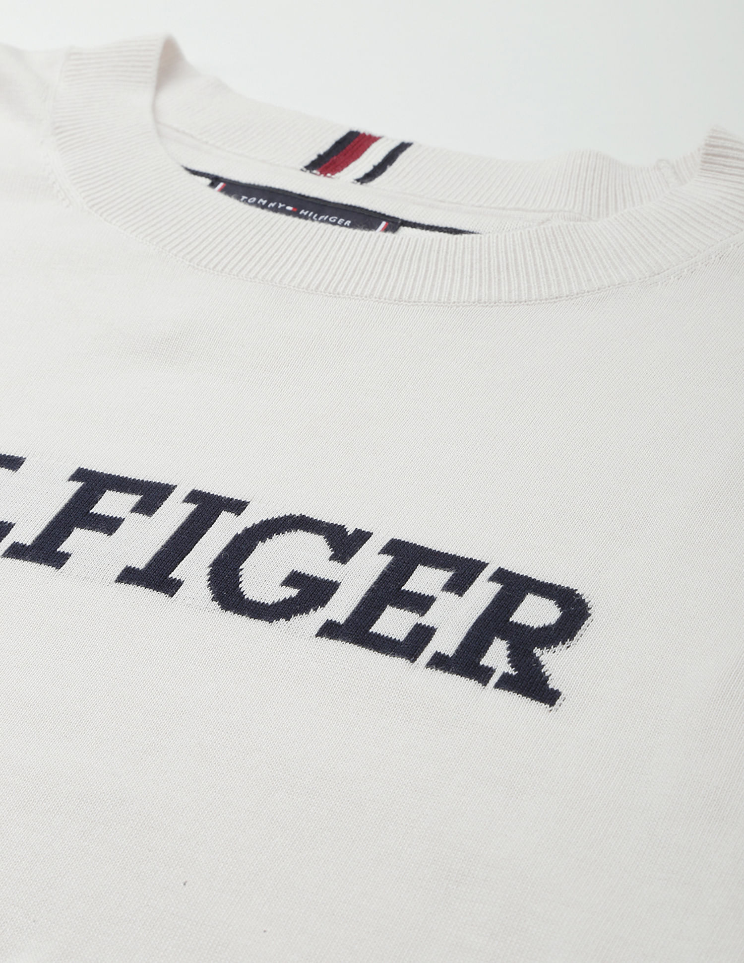 Tommy Hilfiger Crew Neck Cotton Sweater
