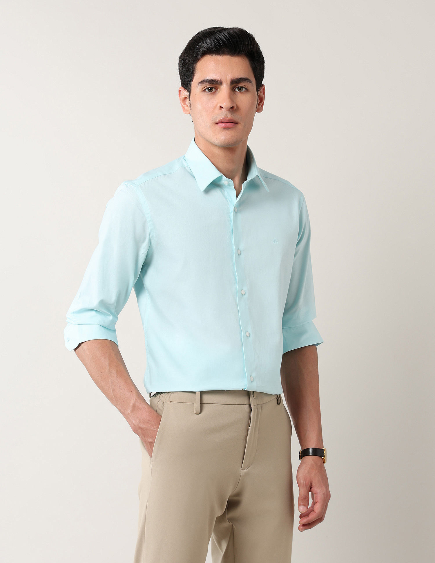 Arrow Newyork Manhattan Slim Fit Twill Shirt