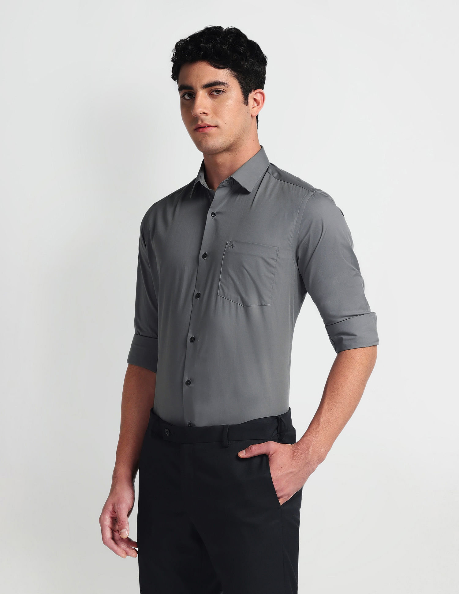 Arrow Manhattan Slim Cotton Shirt
