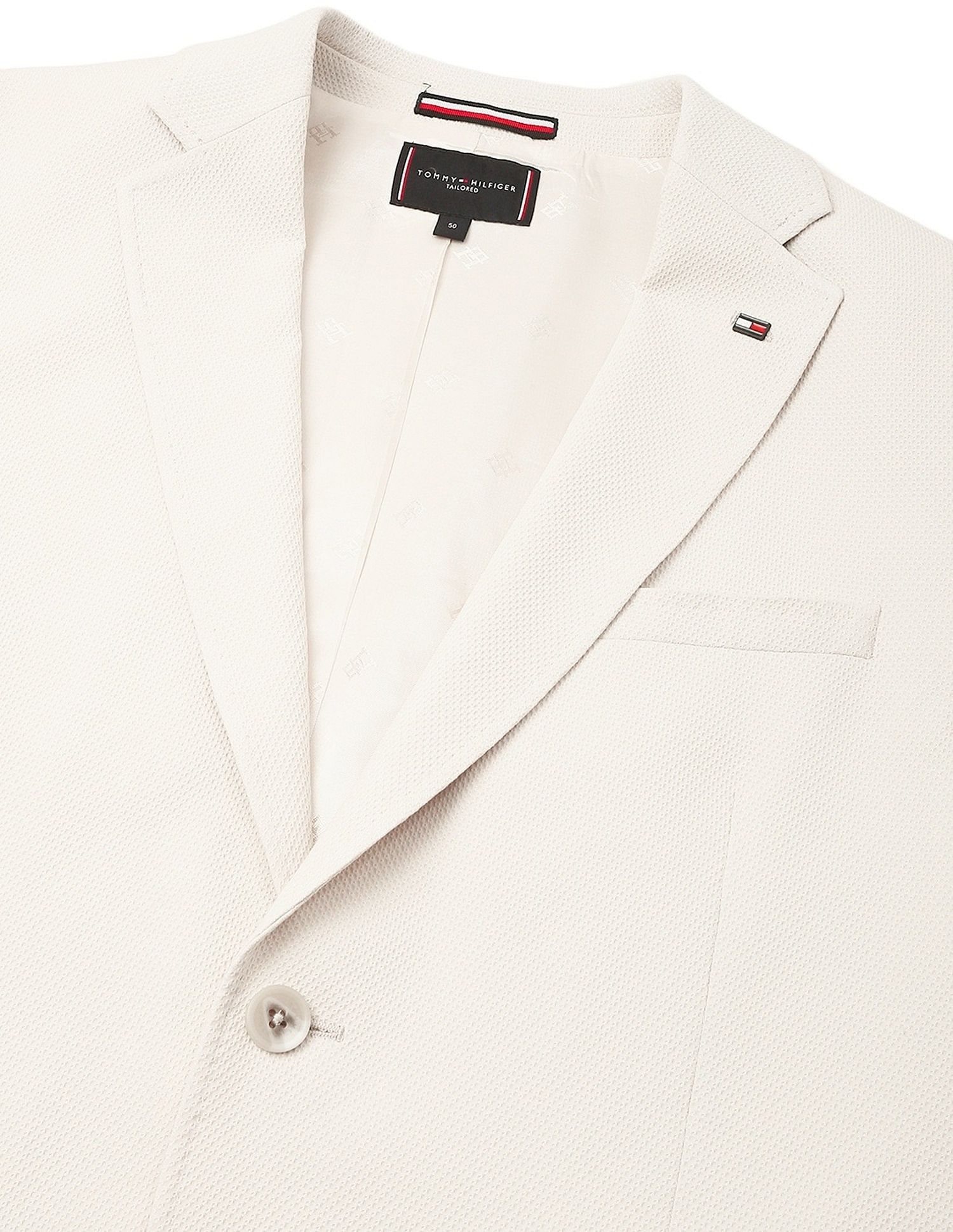 Tommy Hilfiger Self-Design Regular-Fit Nylon Blazer