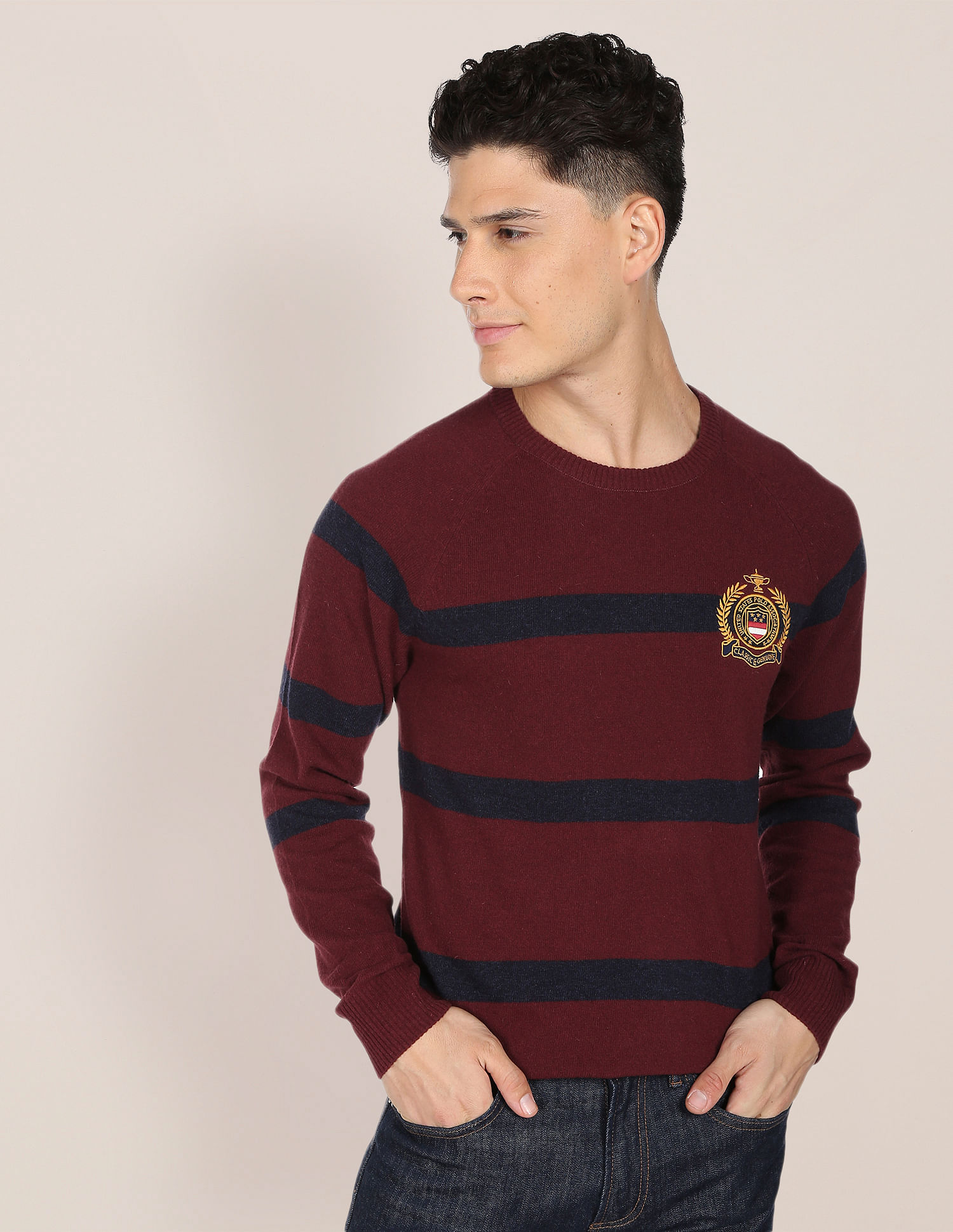Striped Sweaters - Buy Striped Sweaters online in India