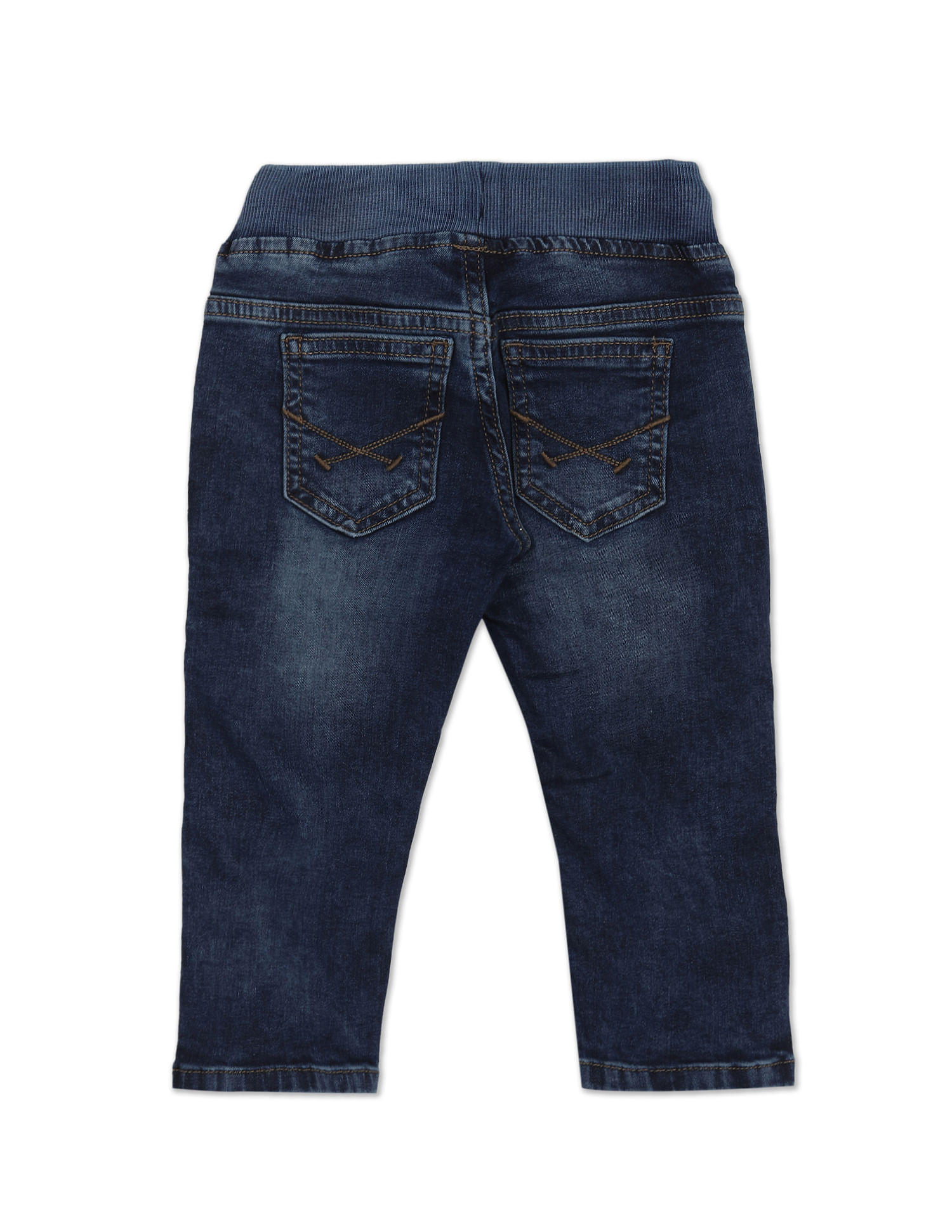U.S. Polo Assn. Kids Elasticised Waist Relaxed Fit Jeans