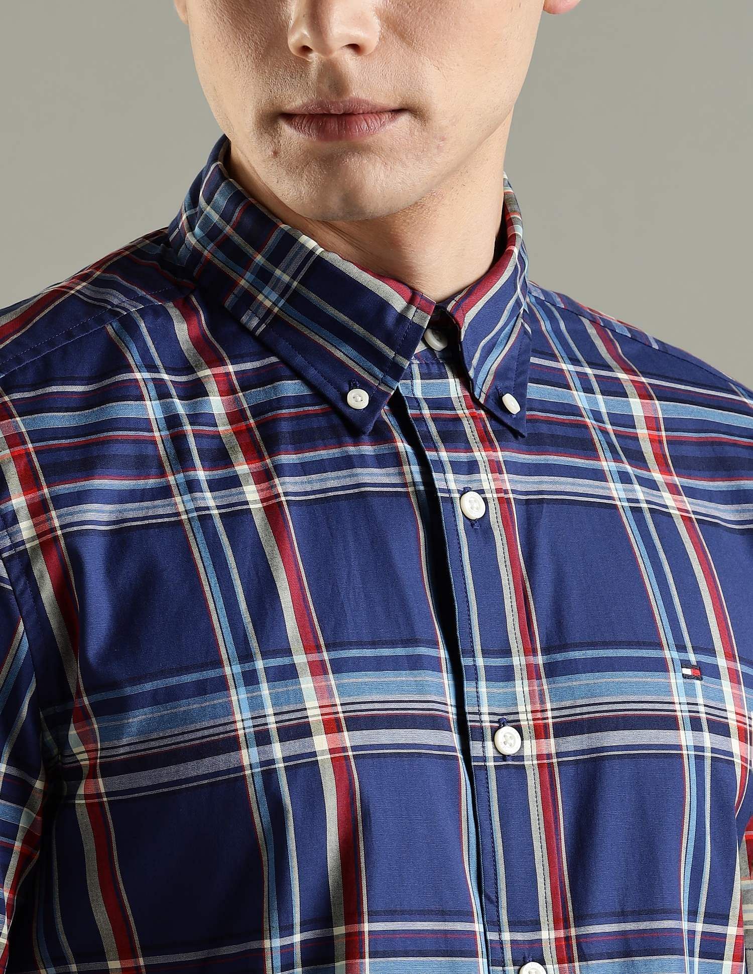 Tommy Hilfiger Checks Regular Fit Cotton Shirt