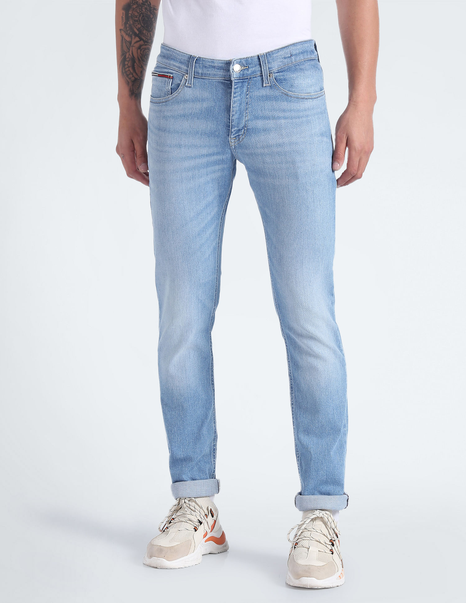 Tommy Hilfiger Scanton Slim Fit Whiskered Jeans