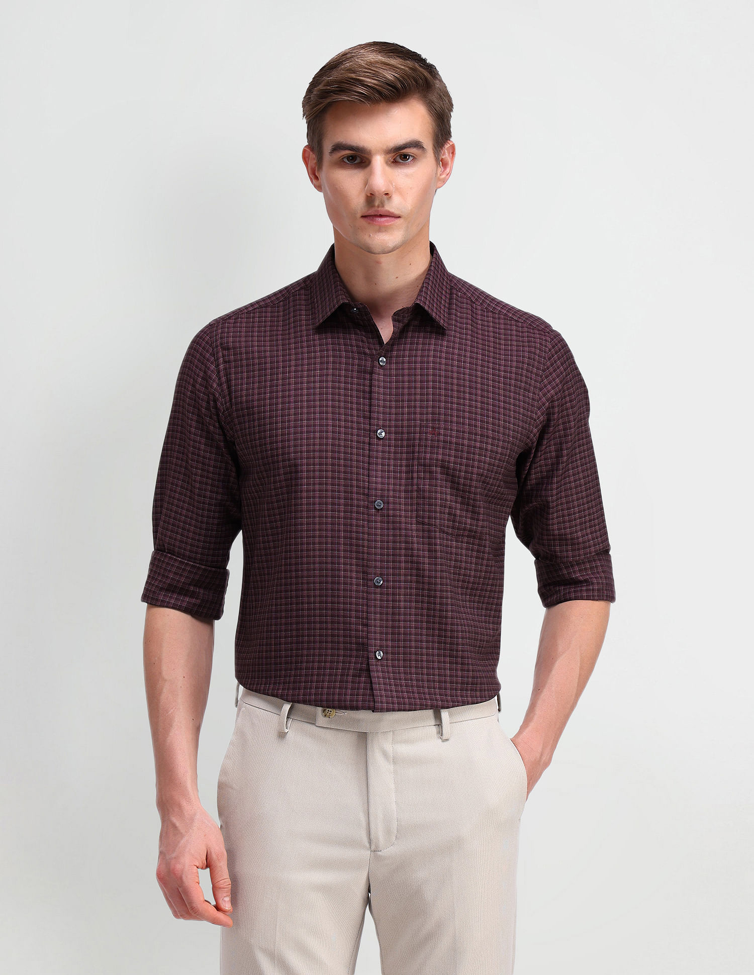 Arrow Liberty Classic Gingham Checked Shirt