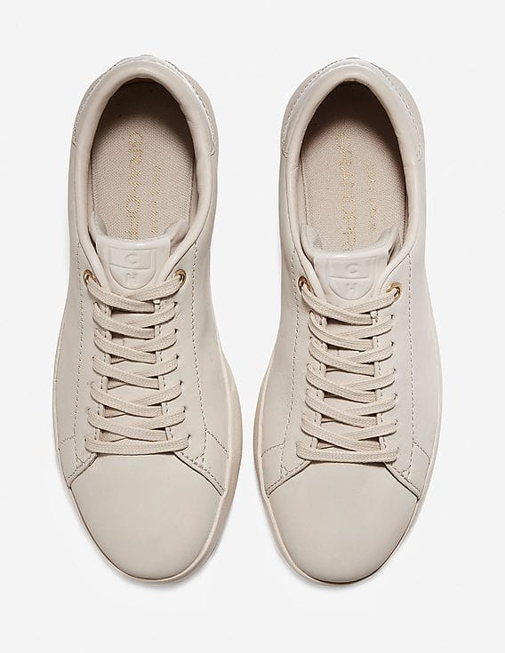 Buy Cole Haan Beige GrandPrø Tennis Sneakers - NNNOW.com
